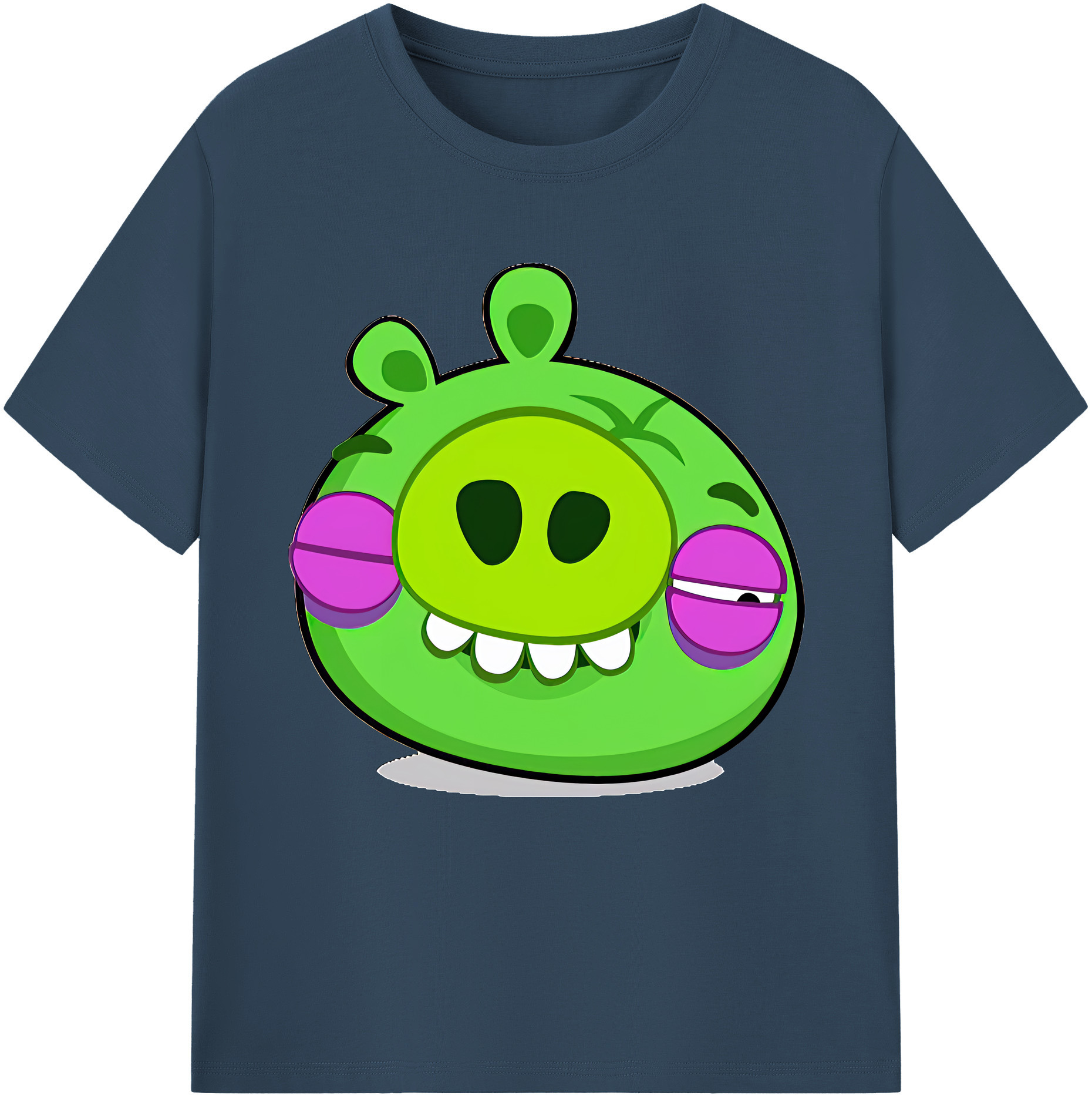 （画像用） Angry Birds アングリーバード レディースカジュアルプリントTシャツ（綿100％）