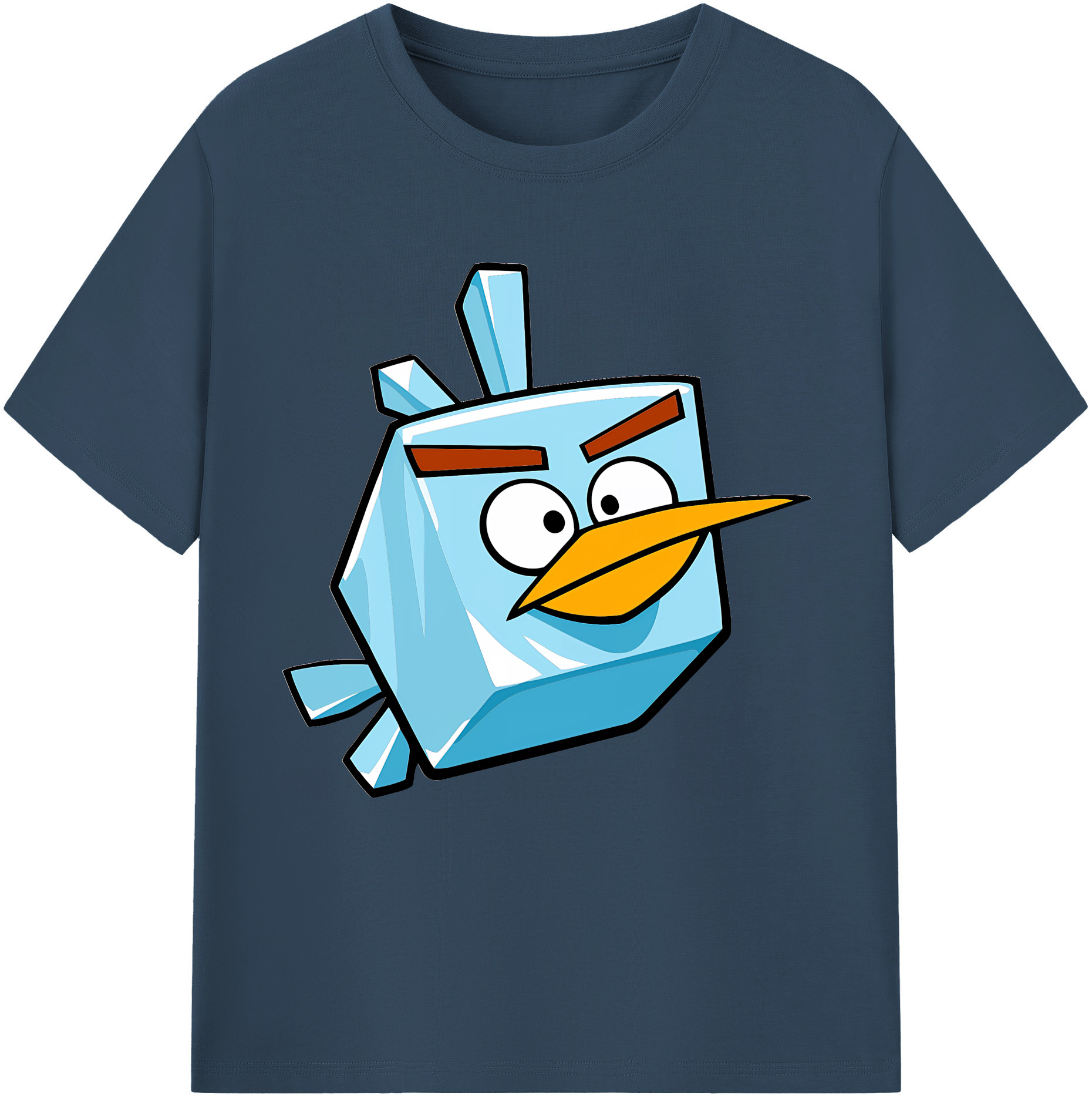 （画像用） Angry Birds アングリーバード レディースカジュアルプリントTシャツ（綿100％）