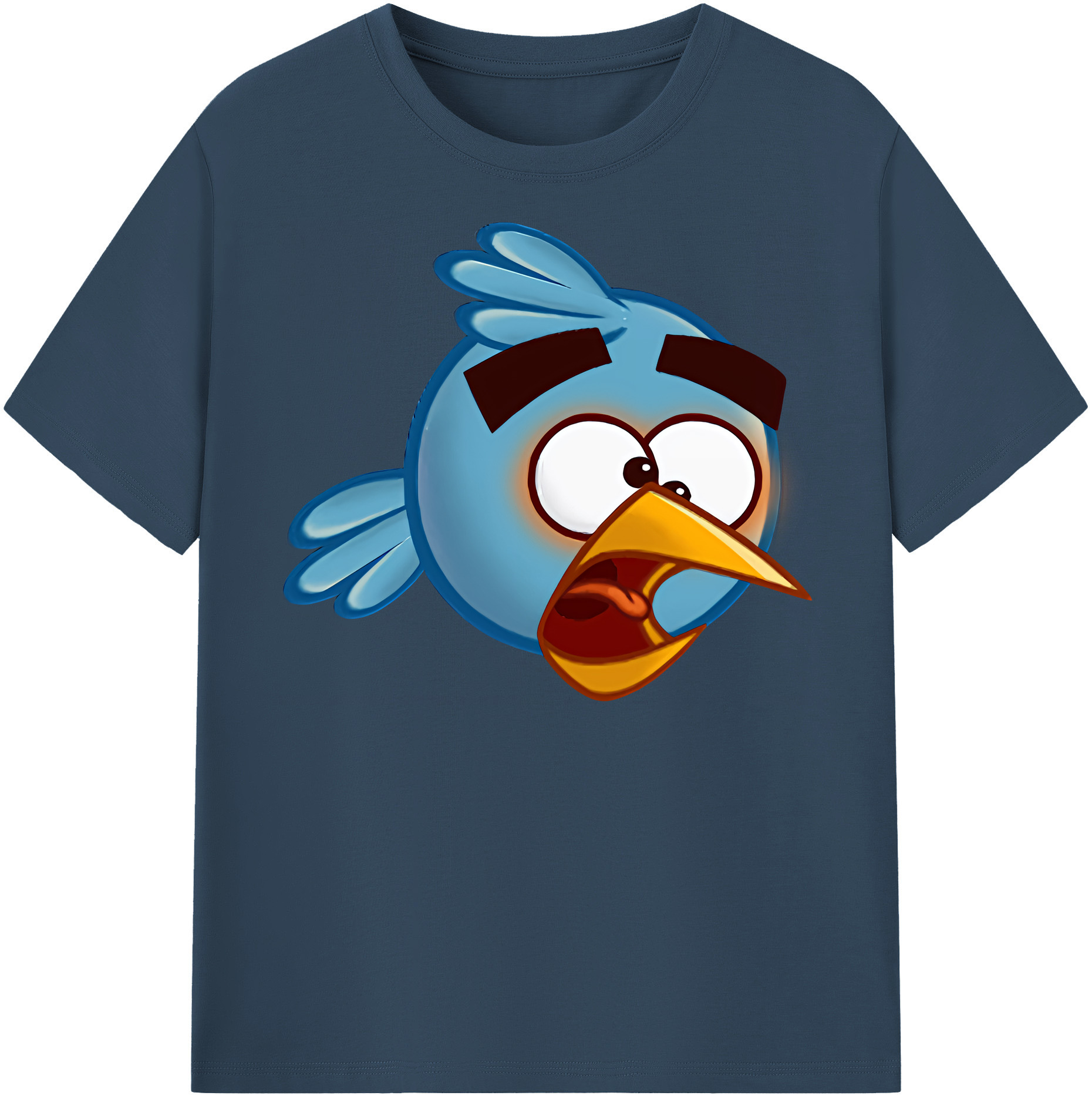 （画像用） Angry Birds アングリーバード レディースカジュアルプリントTシャツ（綿100％）