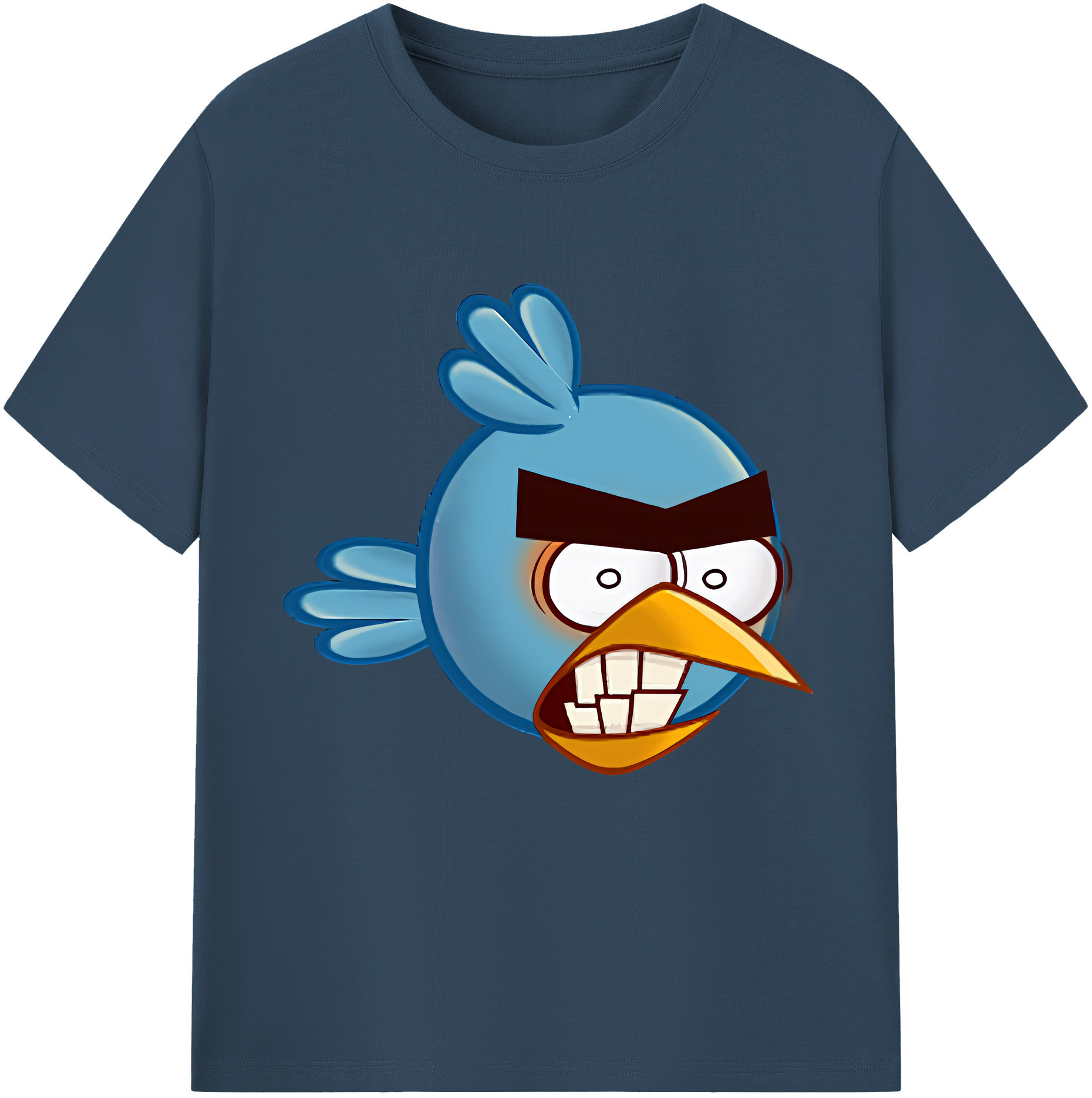 （画像用） Angry Birds アングリーバード レディースカジュアルプリントTシャツ（綿100％）