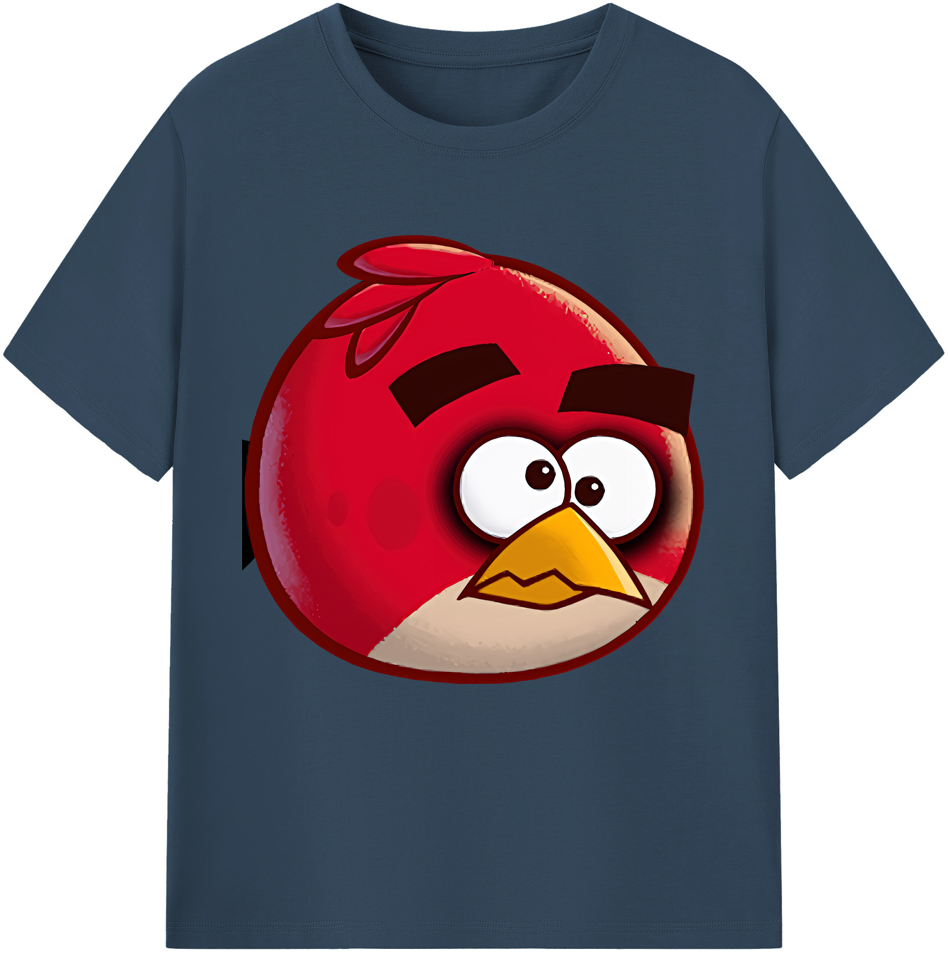 （画像用） Angry Birds アングリーバード レディースカジュアルプリントTシャツ（綿100％）
