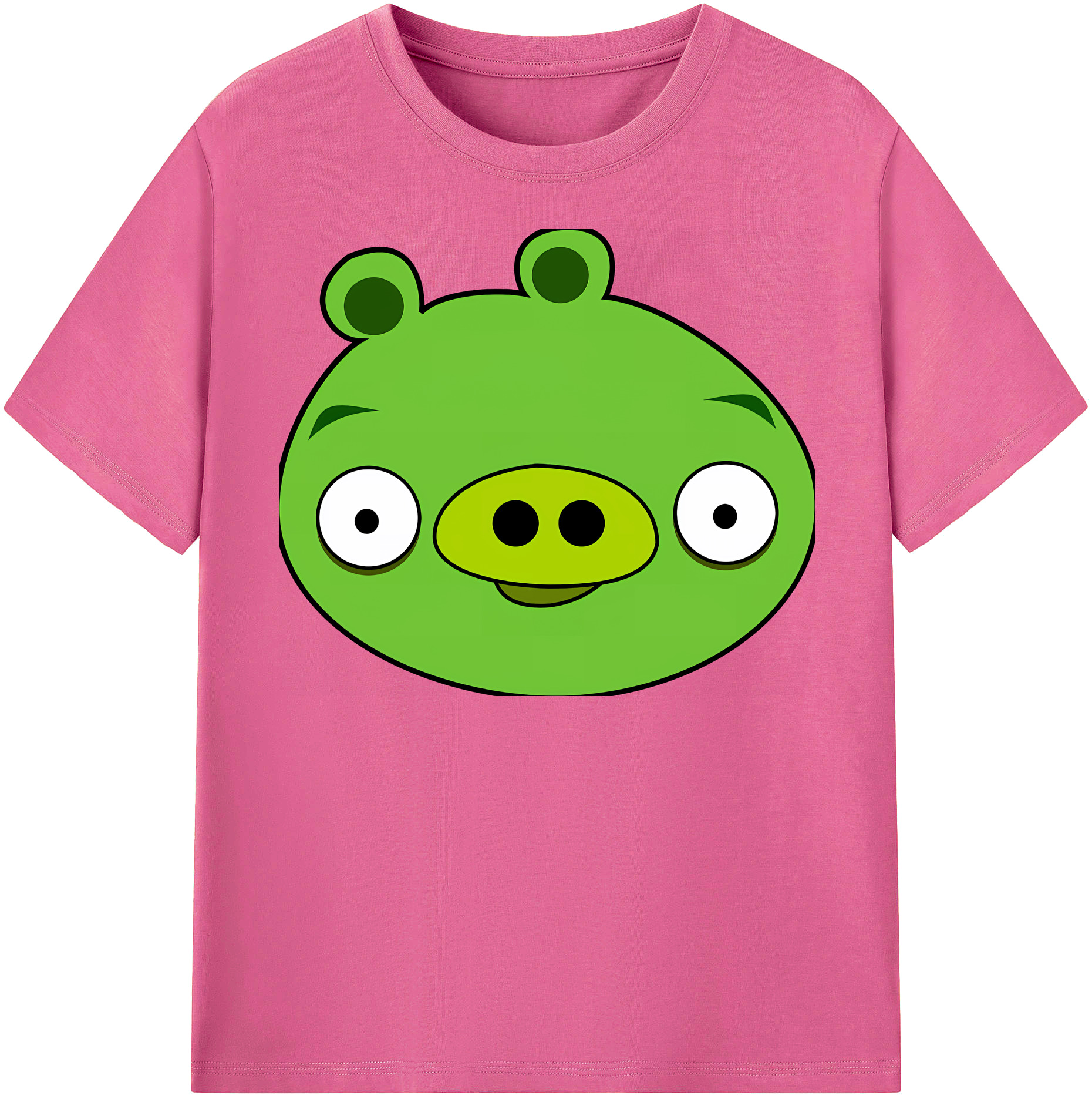 （画像用） Angry Birds アングリーバード レディースカジュアルプリントTシャツ（綿100％）