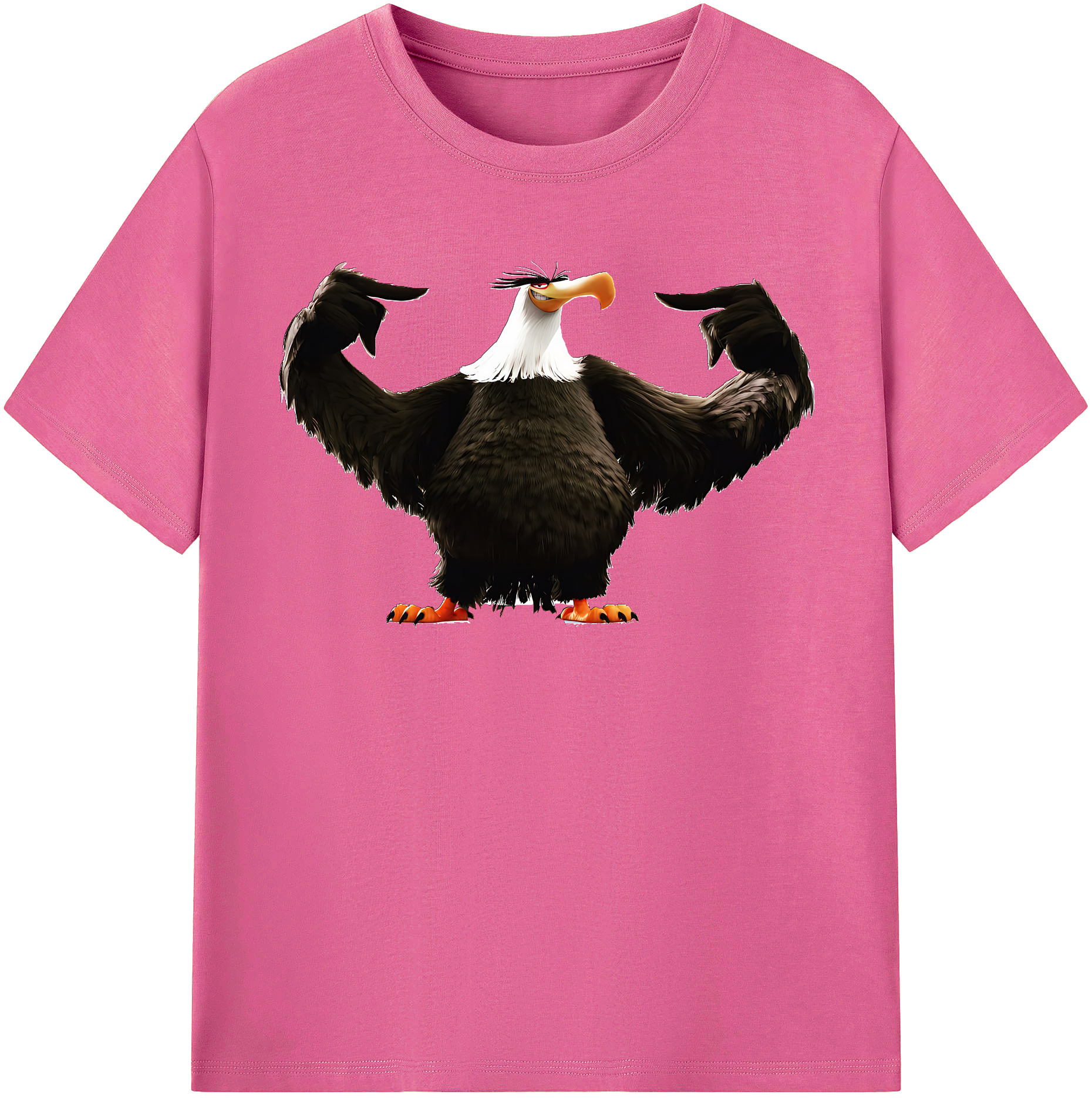 （画像用） Angry Birds アングリーバード レディースカジュアルプリントTシャツ（綿100％）
