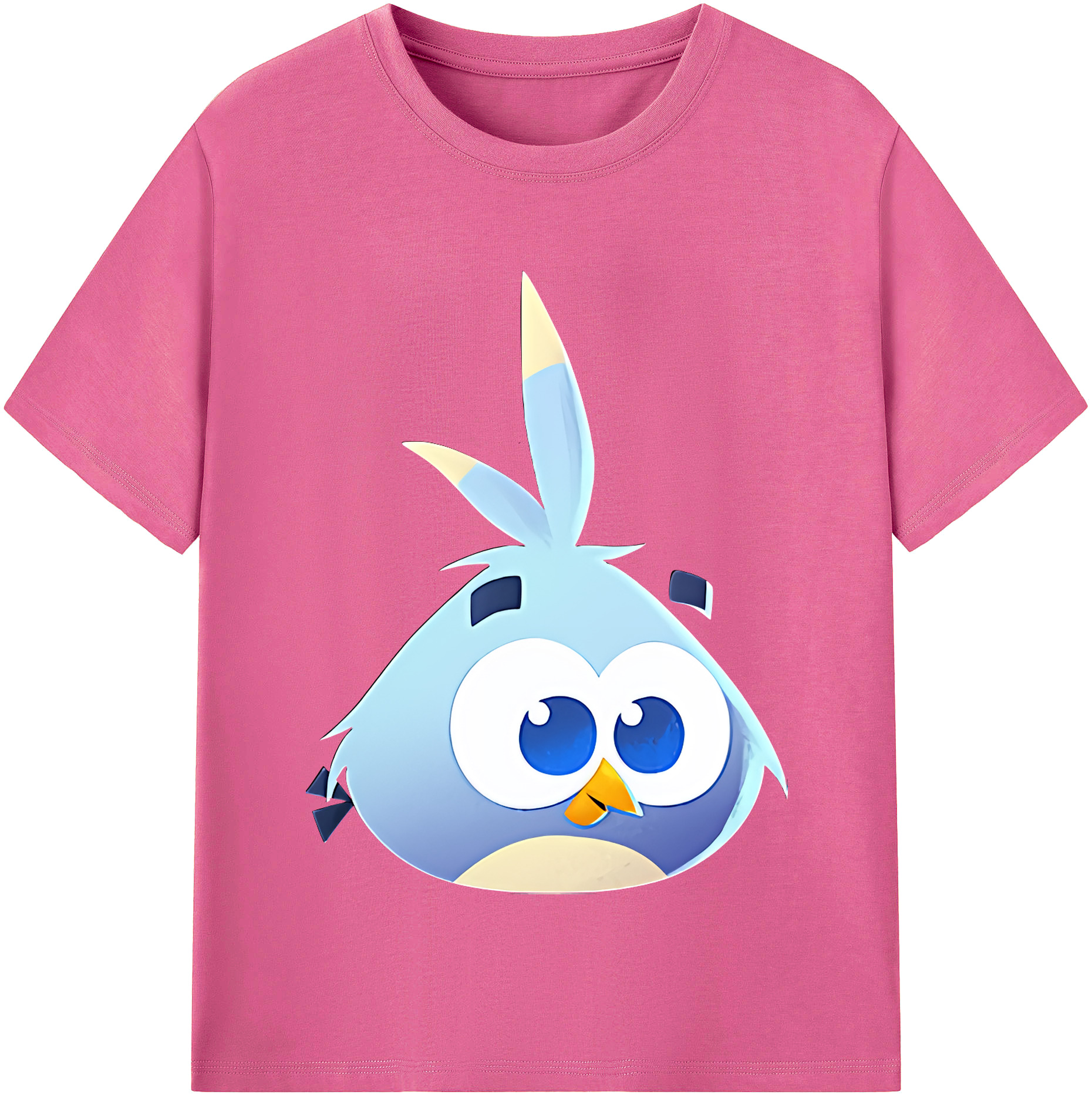 （画像用） Angry Birds アングリーバード レディースカジュアルプリントTシャツ（綿100％）