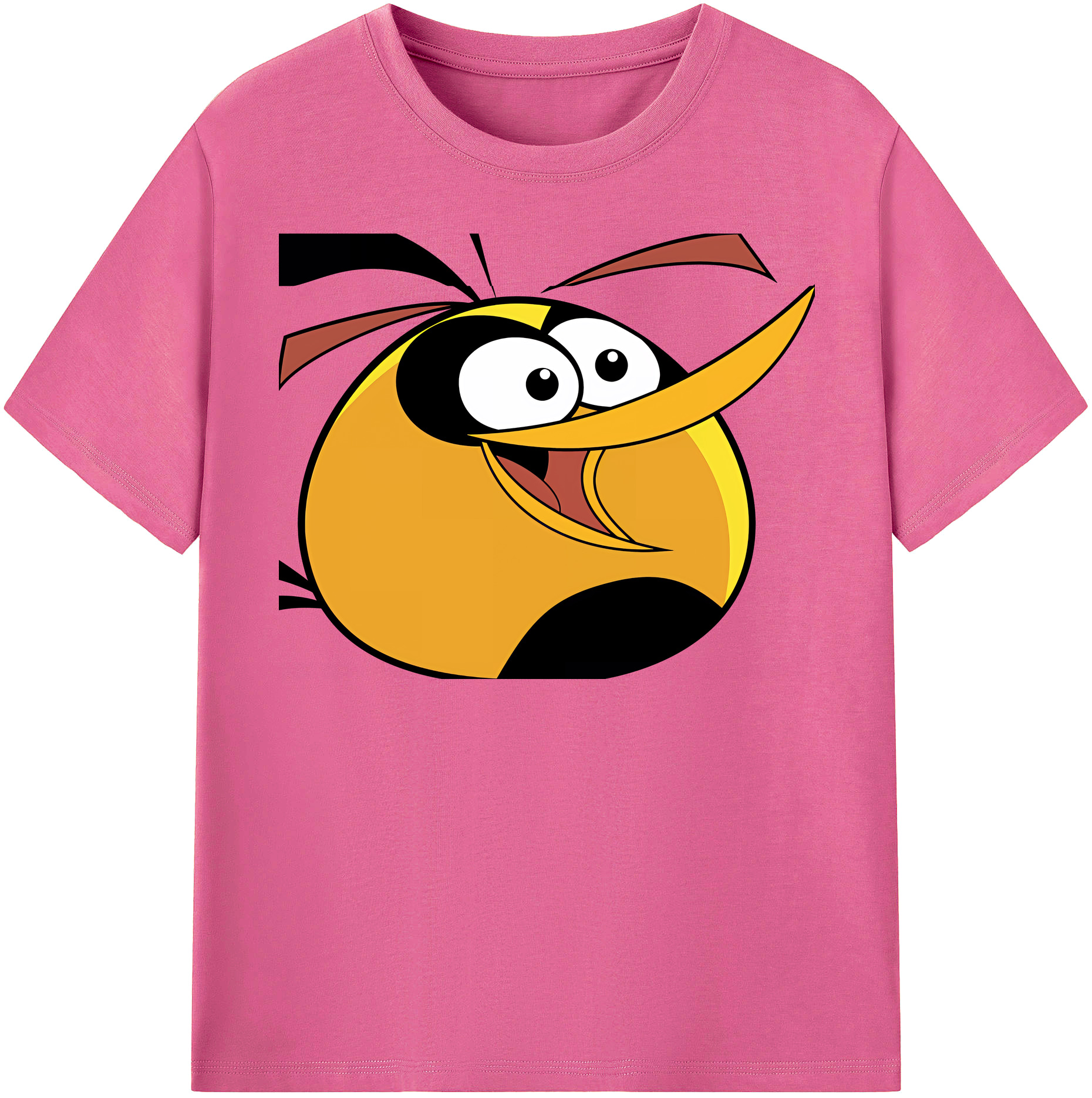（画像用） Angry Birds アングリーバード レディースカジュアルプリントTシャツ（綿100％）