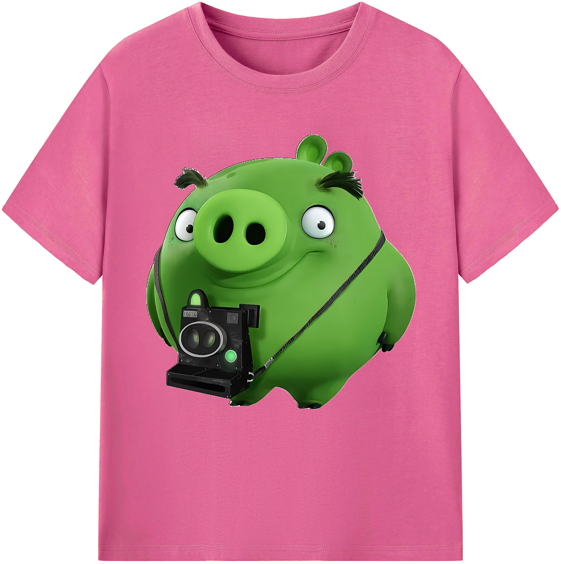 （画像用） Angry Birds アングリーバード レディースカジュアルプリントTシャツ（綿100％）