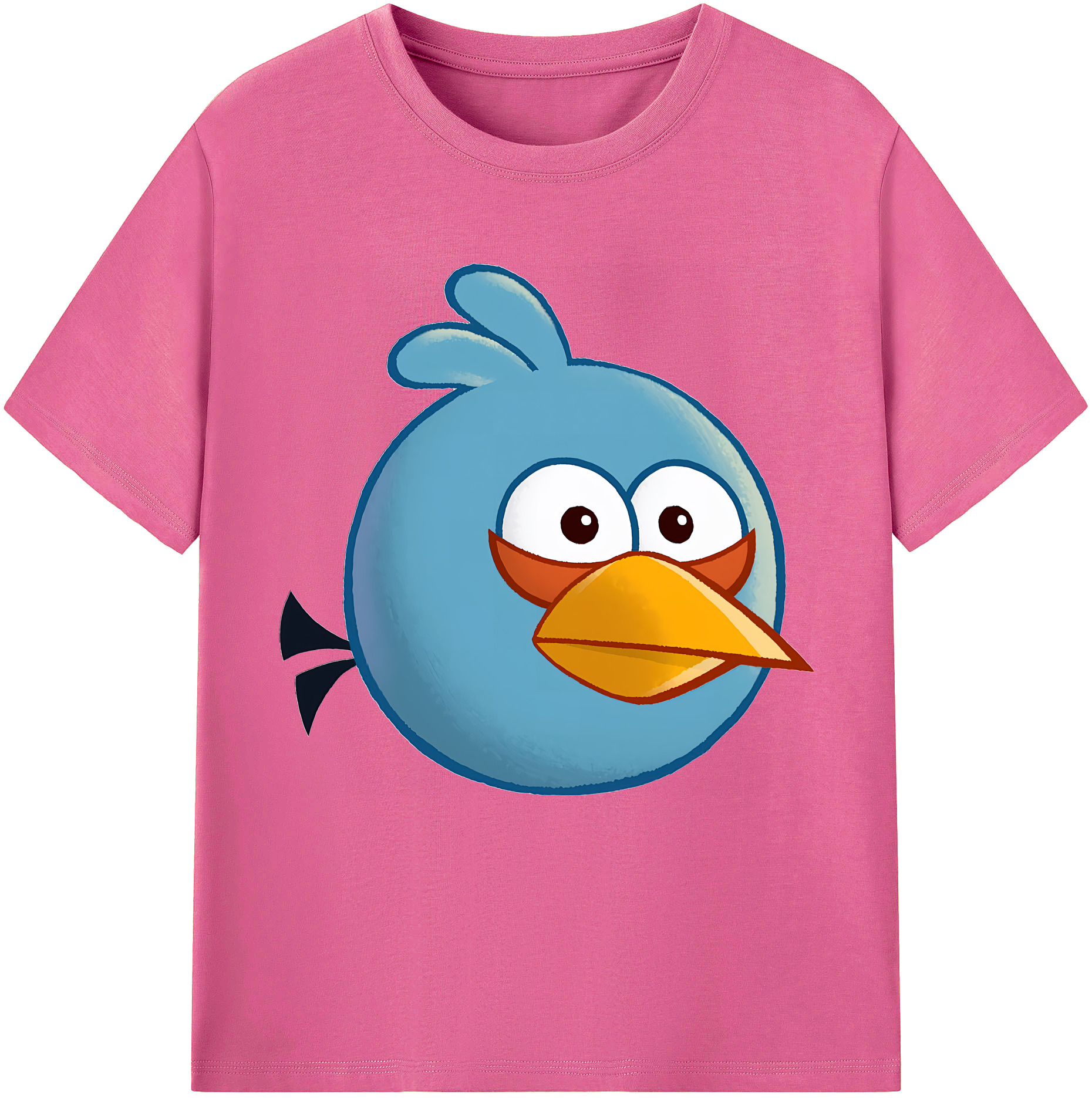 （画像用） Angry Birds アングリーバード レディースカジュアルプリントTシャツ（綿100％）