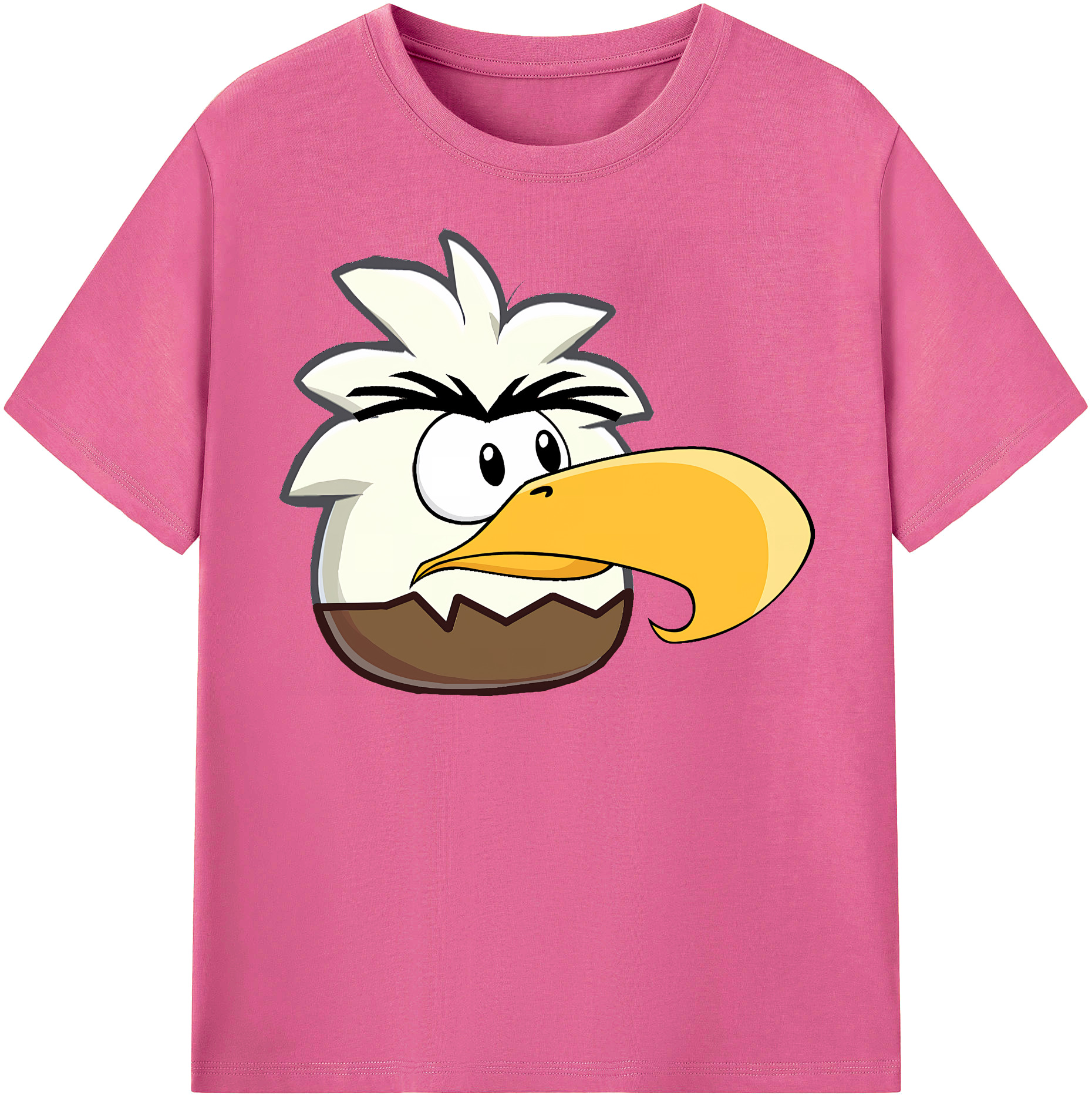 （画像用） Angry Birds アングリーバード レディースカジュアルプリントTシャツ（綿100％）