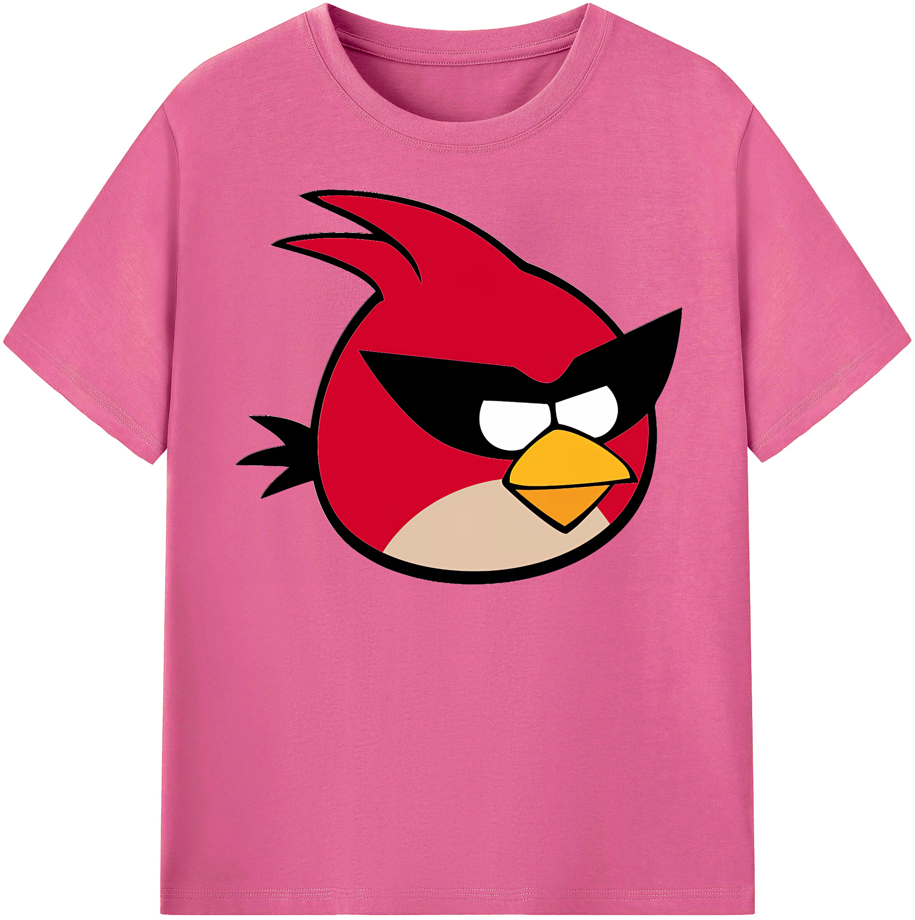 （画像用） Angry Birds アングリーバード レディースカジュアルプリントTシャツ（綿100％）