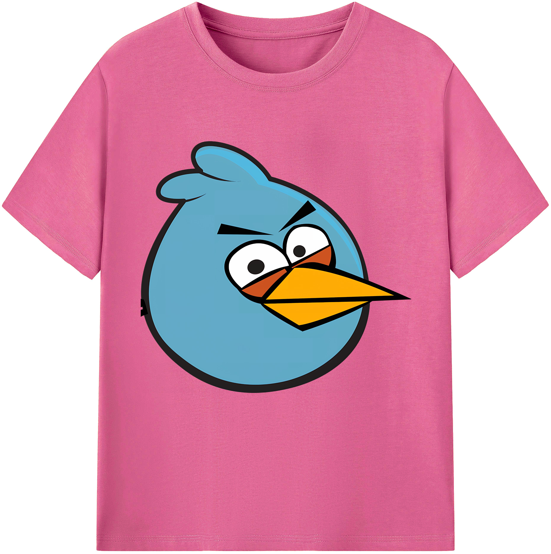 （画像用） Angry Birds アングリーバード レディースカジュアルプリントTシャツ（綿100％）