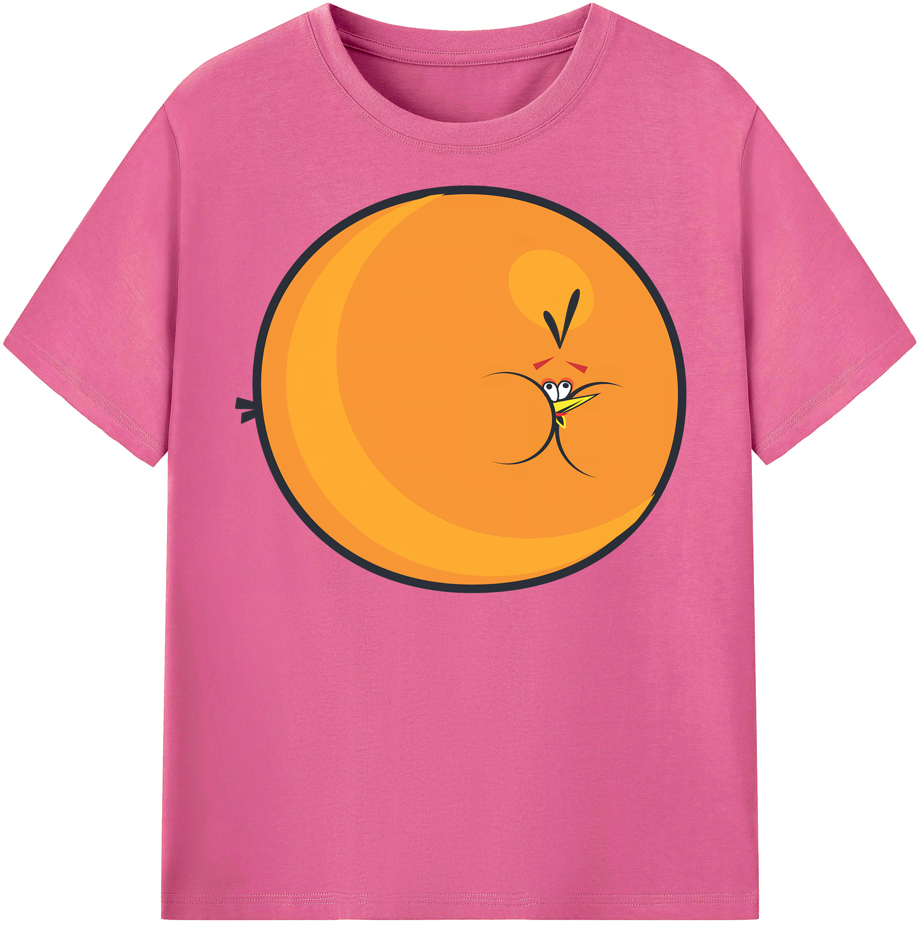 （画像用） Angry Birds アングリーバード レディースカジュアルプリントTシャツ（綿100％）