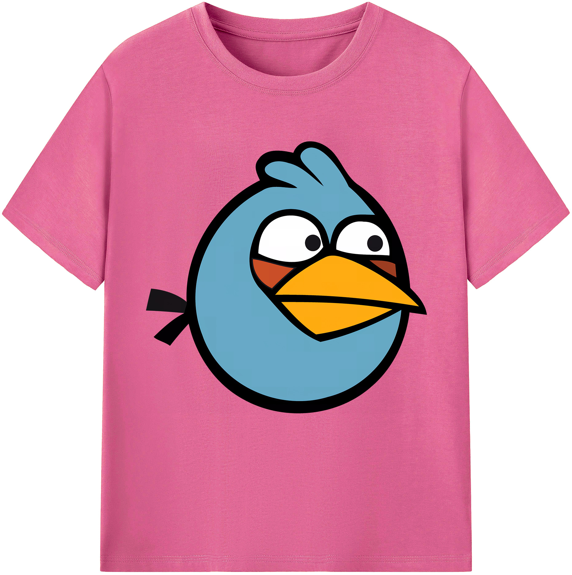 （画像用） Angry Birds アングリーバード レディースカジュアルプリントTシャツ（綿100％）