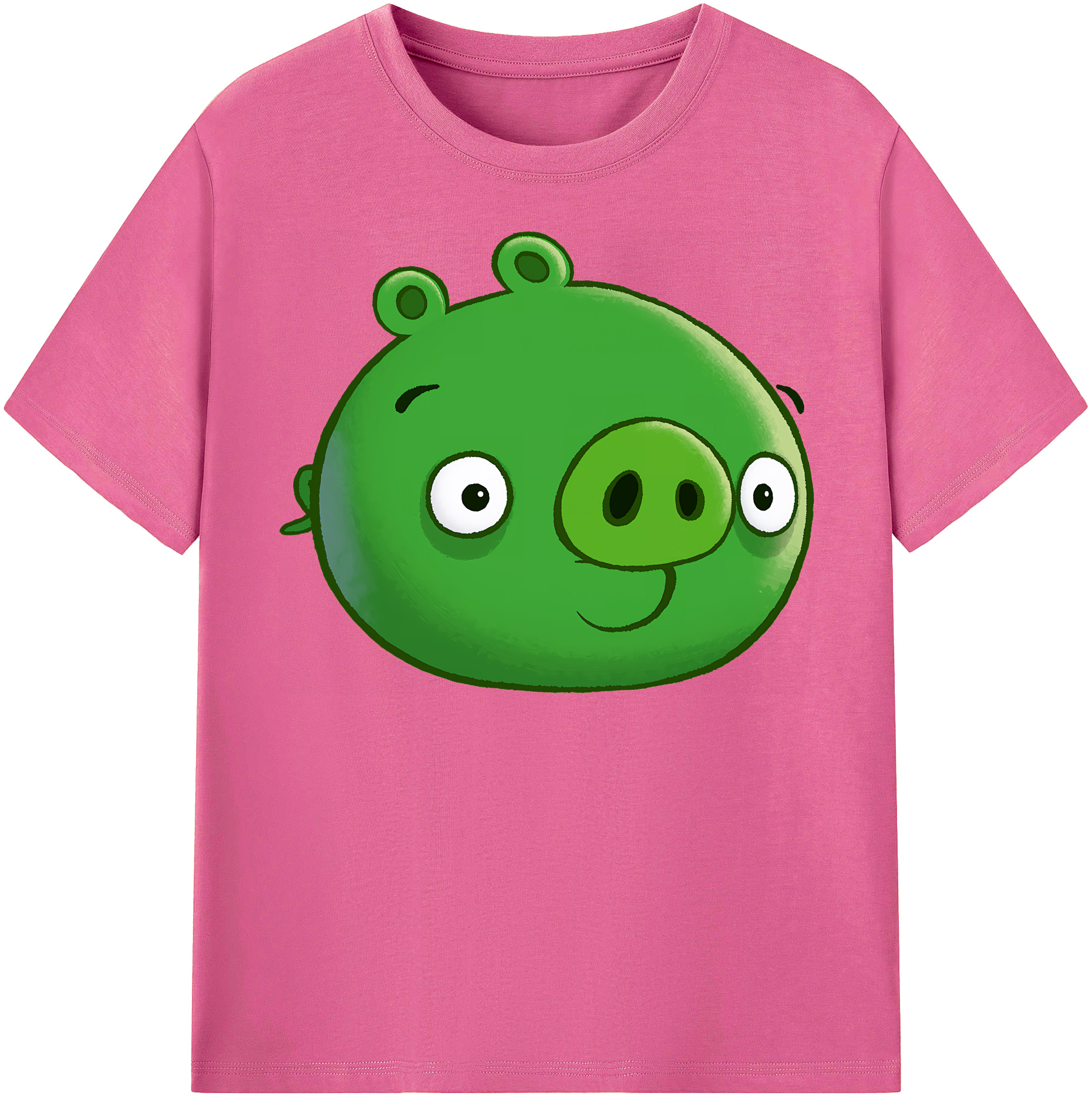 （画像用） Angry Birds アングリーバード レディースカジュアルプリントTシャツ（綿100％）