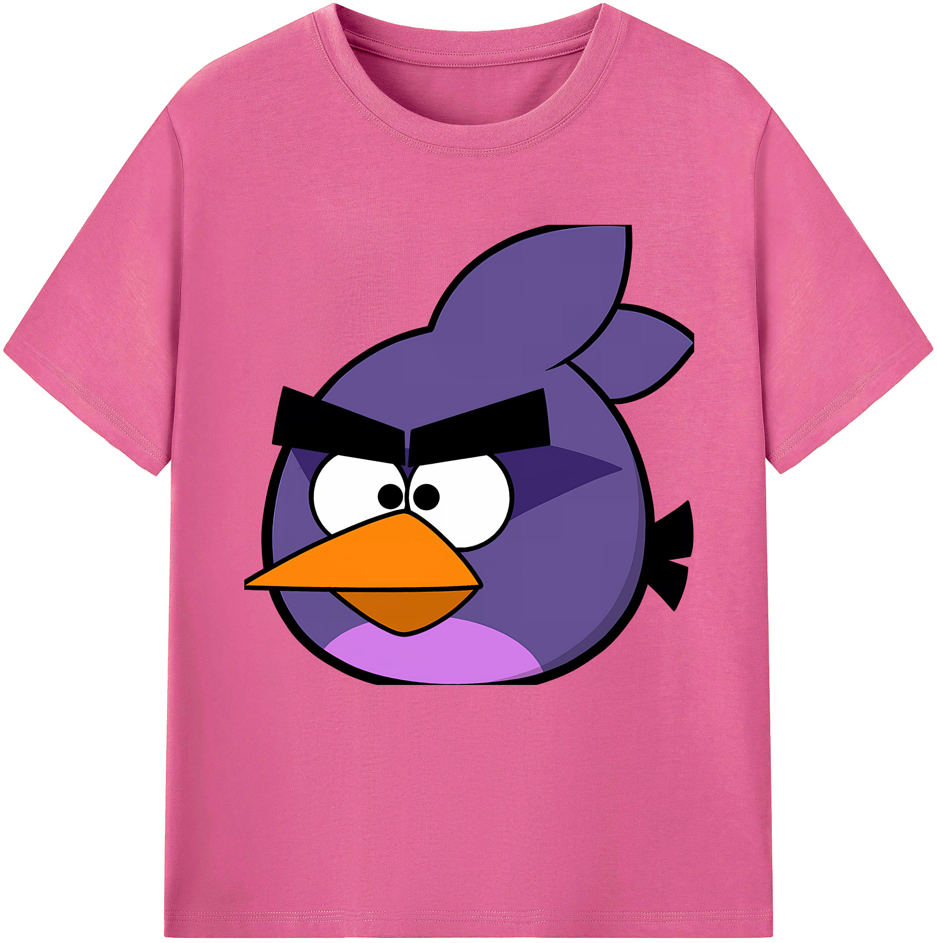 （画像用） Angry Birds アングリーバード レディースカジュアルプリントTシャツ（綿100％）