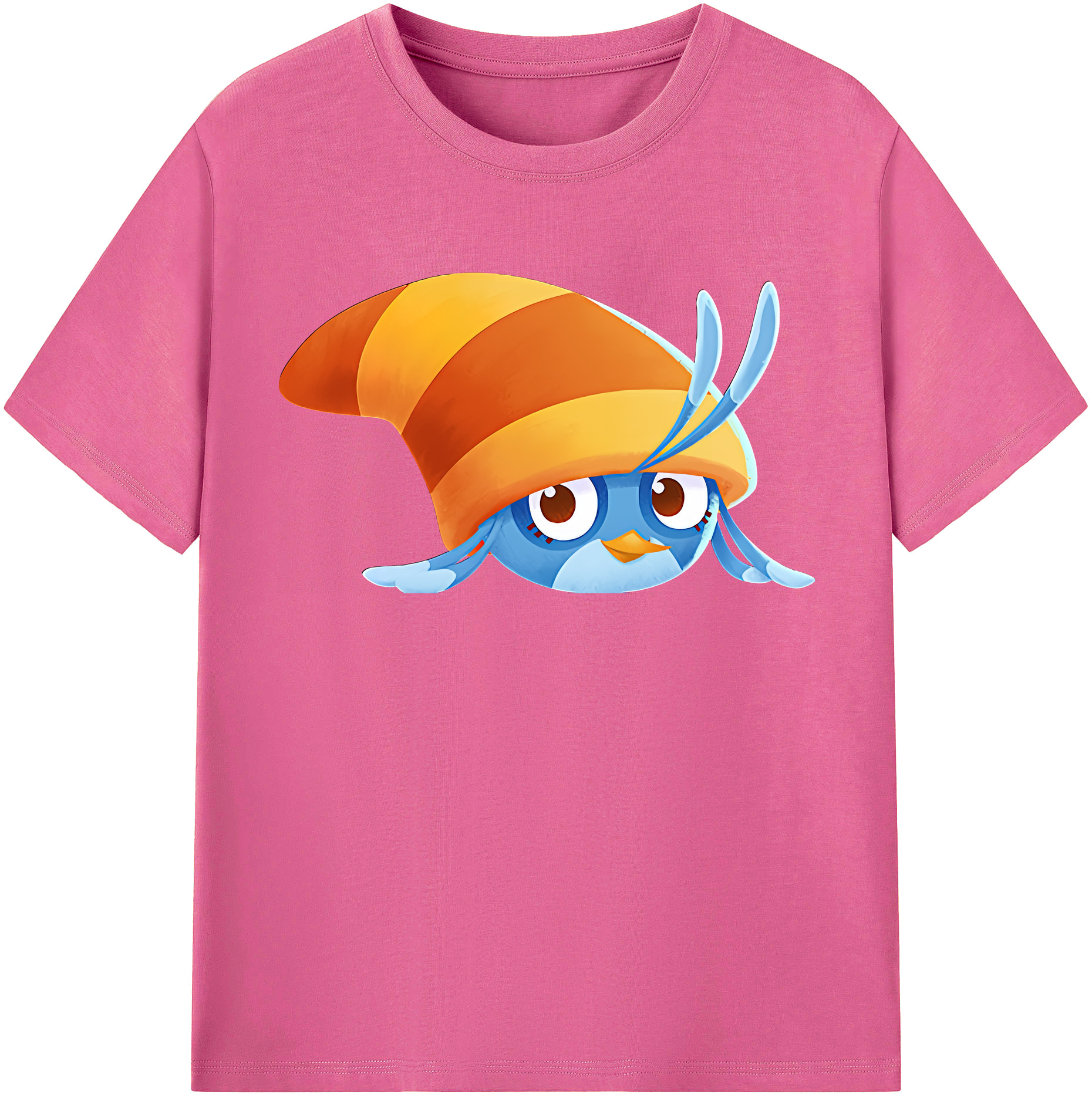 （画像用） Angry Birds アングリーバード レディースカジュアルプリントTシャツ（綿100％）