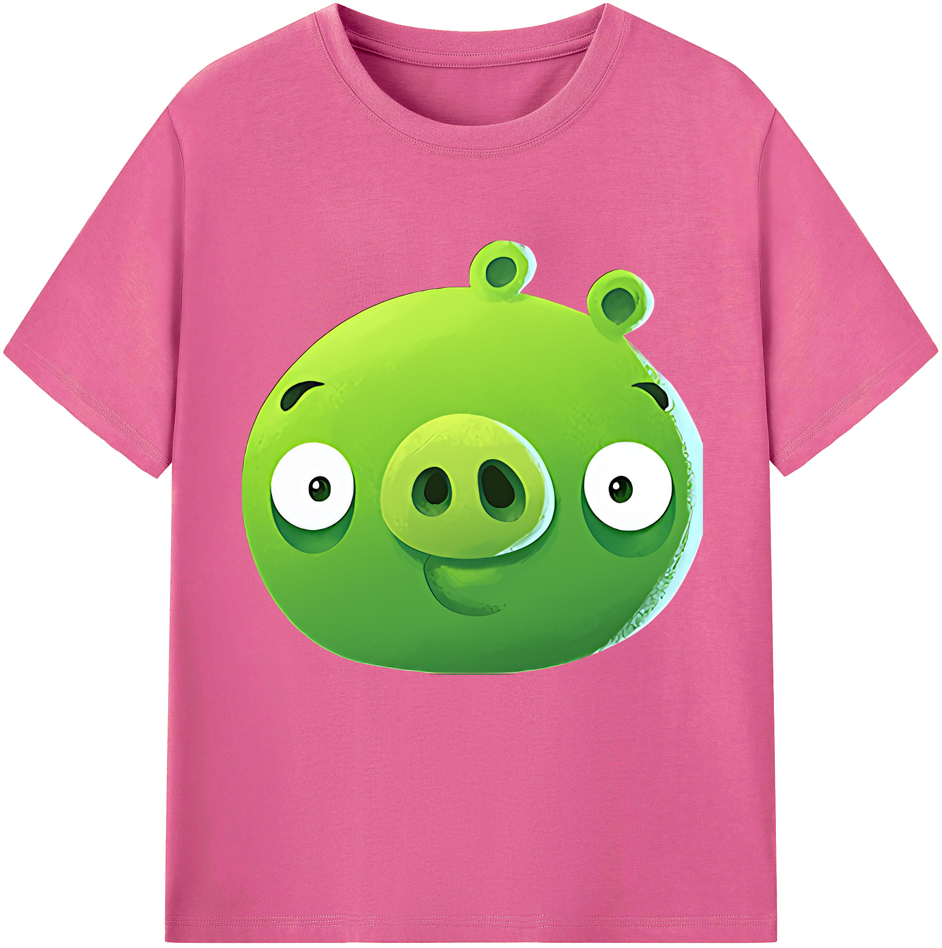 （画像用） Angry Birds アングリーバード レディースカジュアルプリントTシャツ（綿100％）