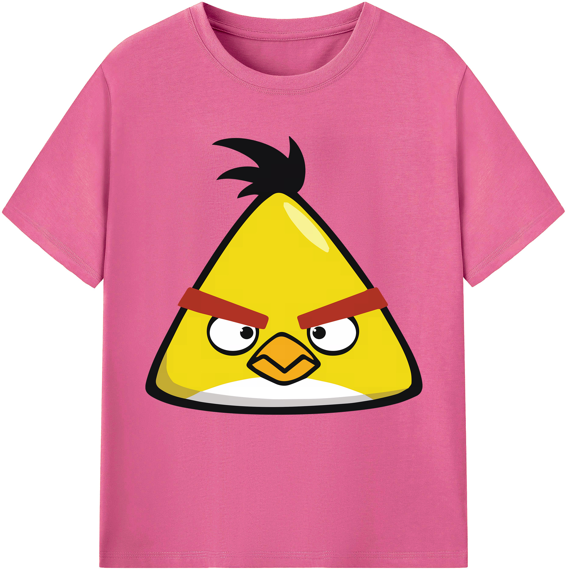 （画像用） Angry Birds アングリーバード レディースカジュアルプリントTシャツ（綿100％）