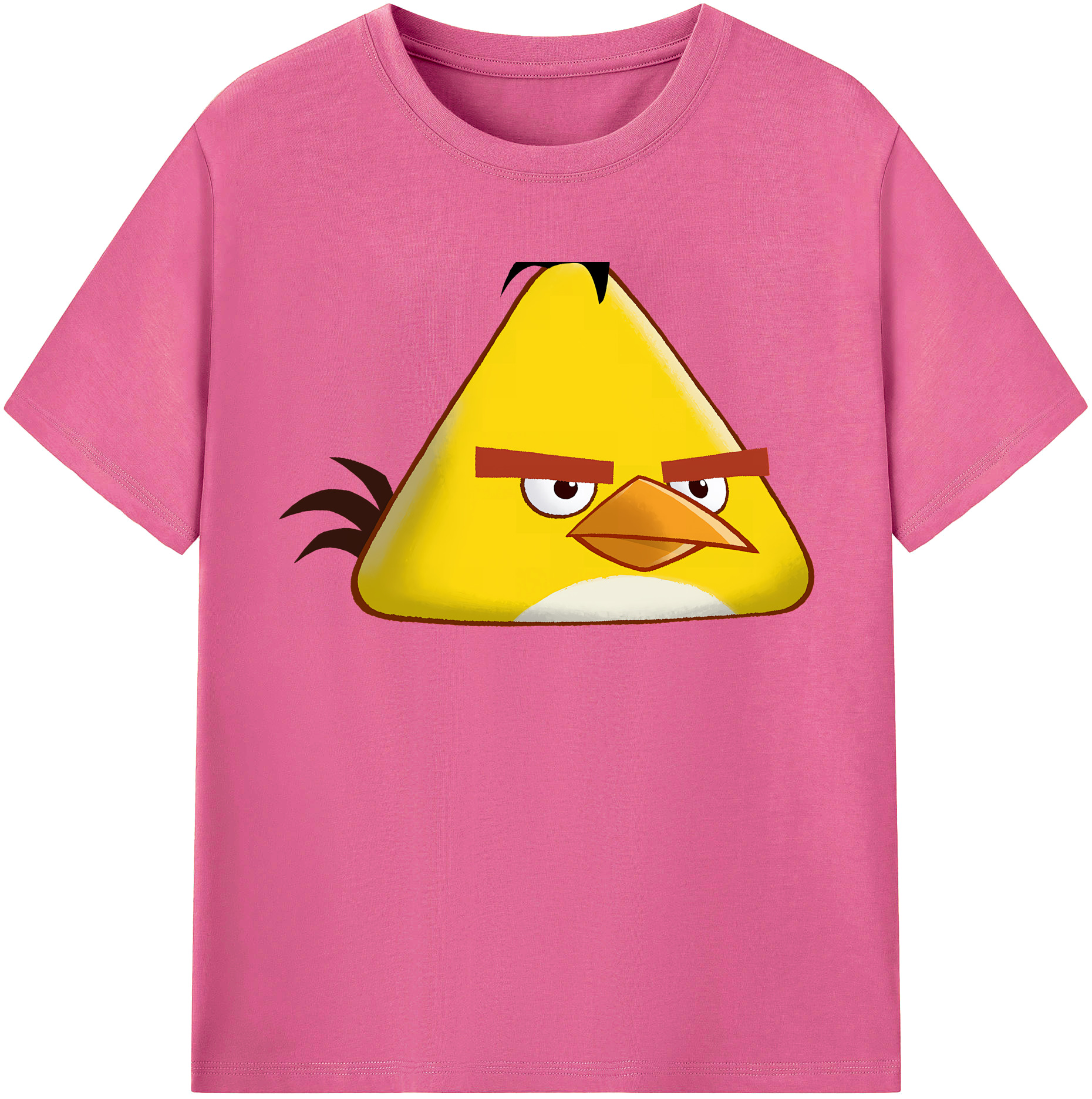（画像用） Angry Birds アングリーバード レディースカジュアルプリントTシャツ（綿100％）