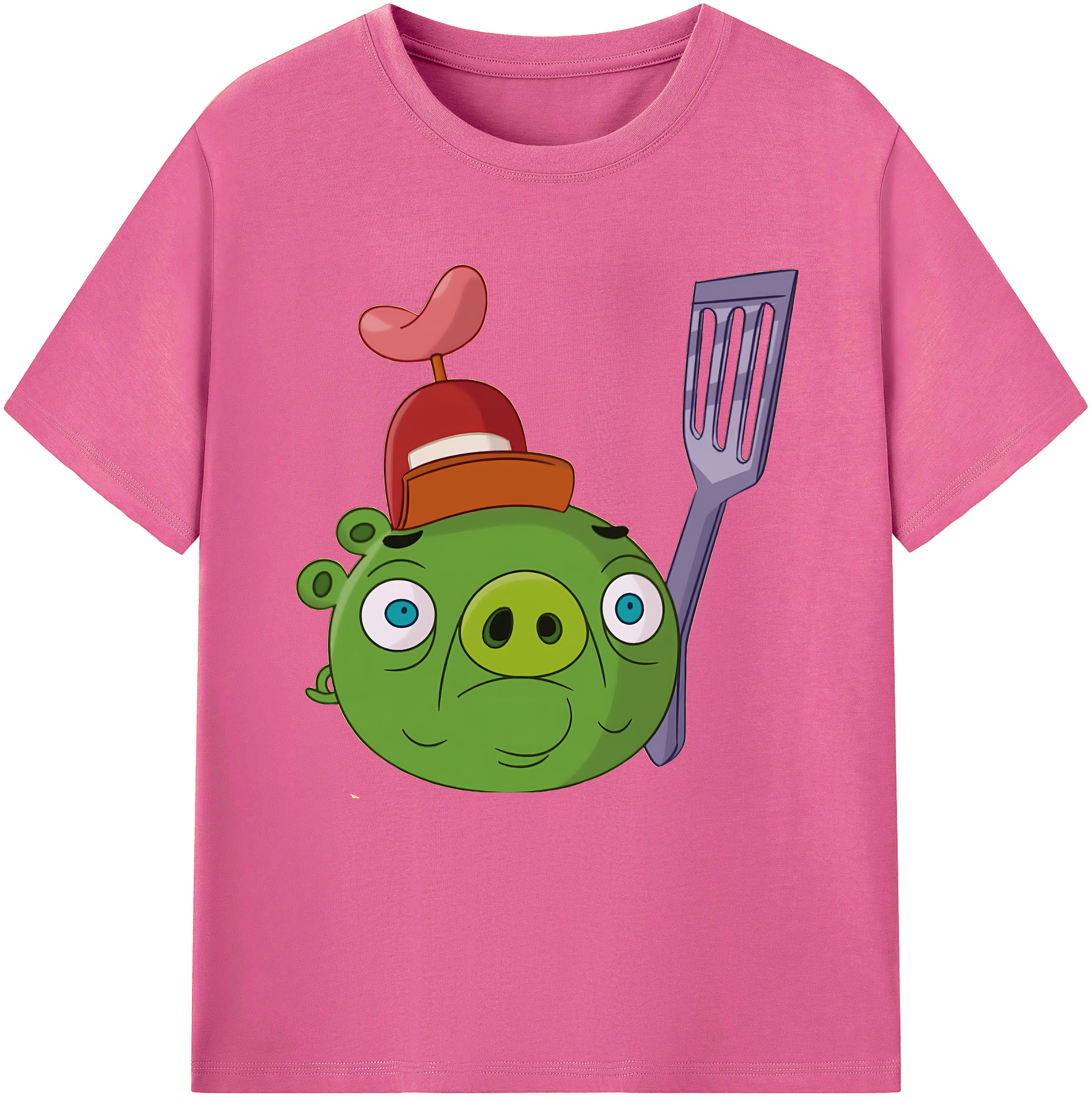 （画像用） Angry Birds アングリーバード レディースカジュアルプリントTシャツ（綿100％）