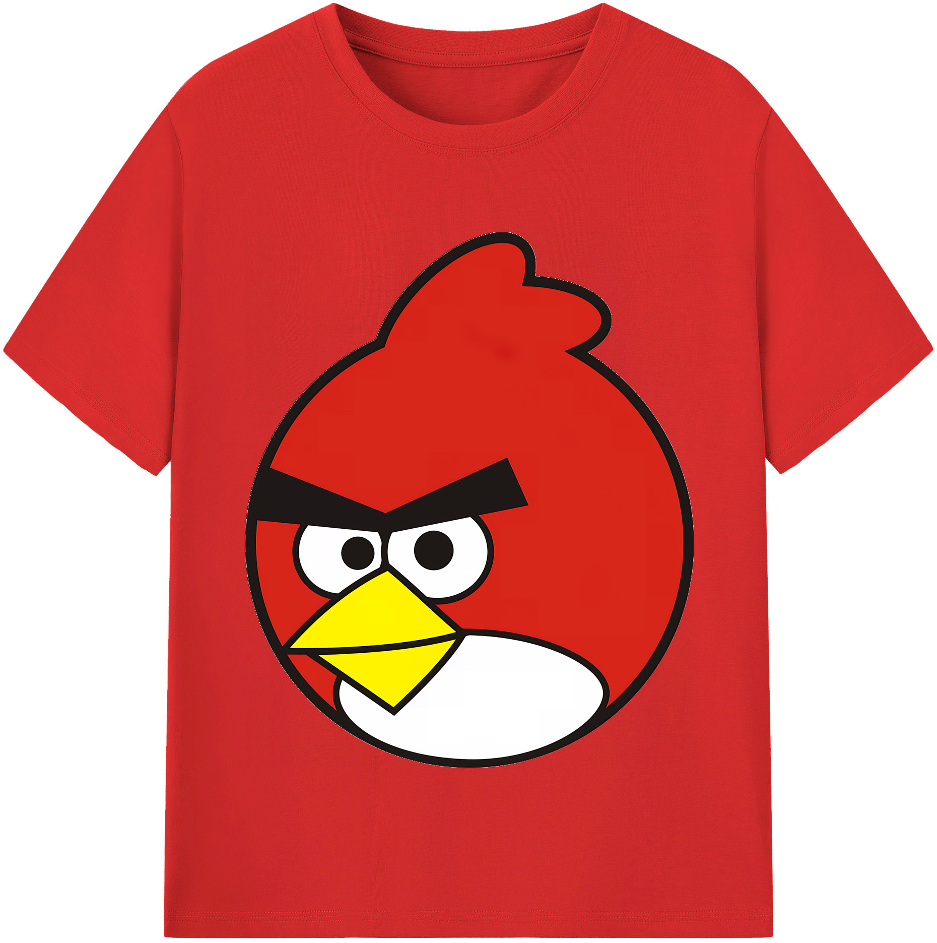 （画像用） Angry Birds アングリーバード レディースカジュアルプリントTシャツ（綿100％）