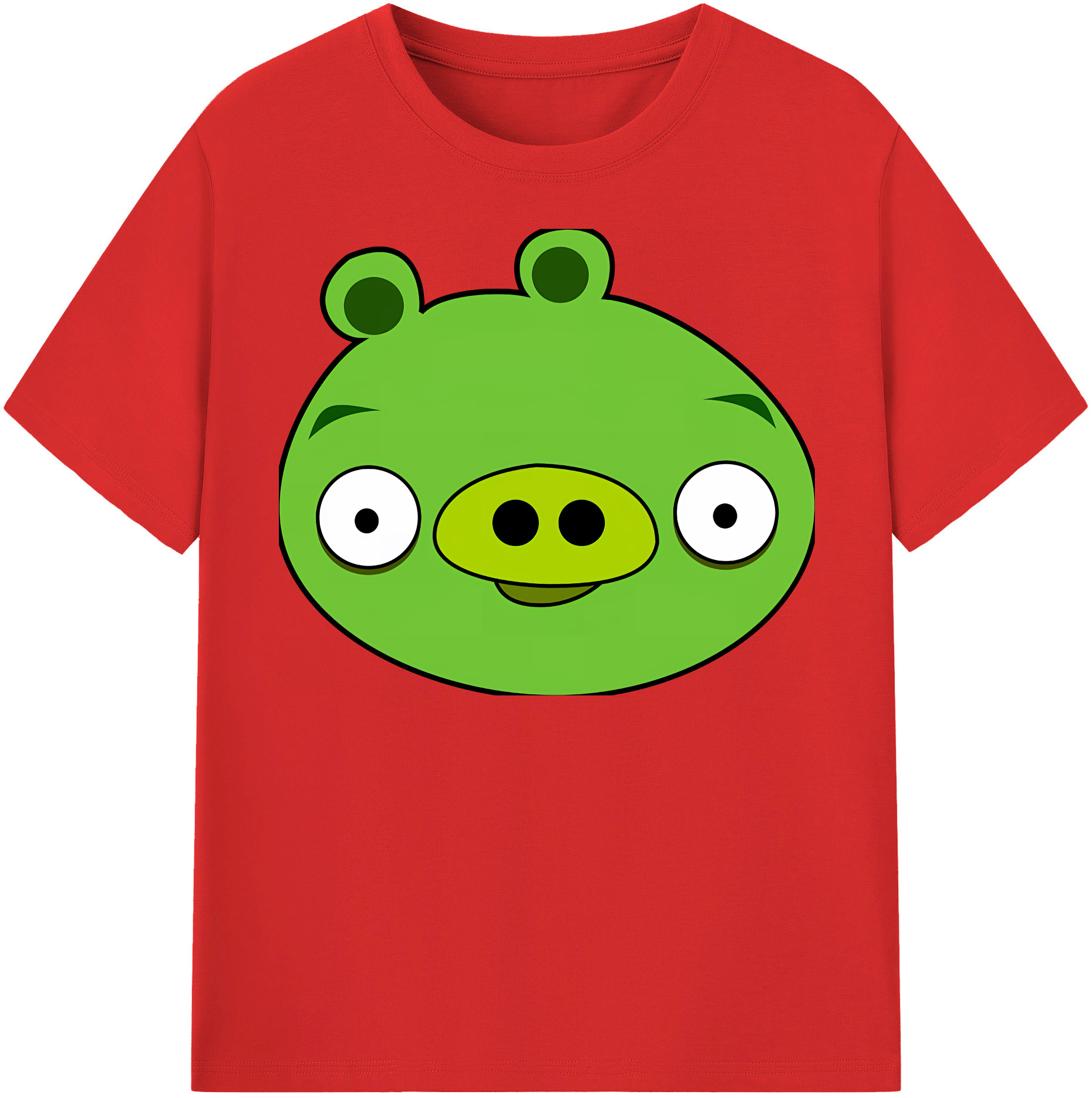 （画像用） Angry Birds アングリーバード レディースカジュアルプリントTシャツ（綿100％）