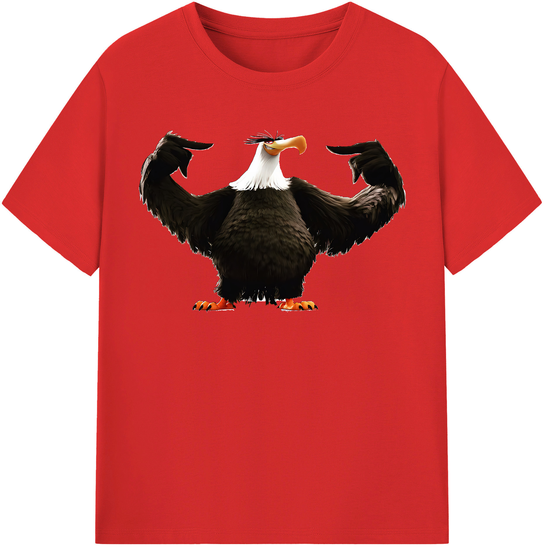 （画像用） Angry Birds アングリーバード レディースカジュアルプリントTシャツ（綿100％）