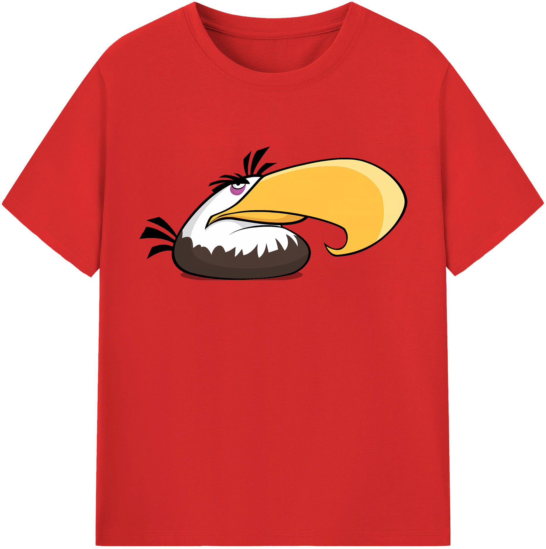 （画像用） Angry Birds アングリーバード レディースカジュアルプリントTシャツ（綿100％）