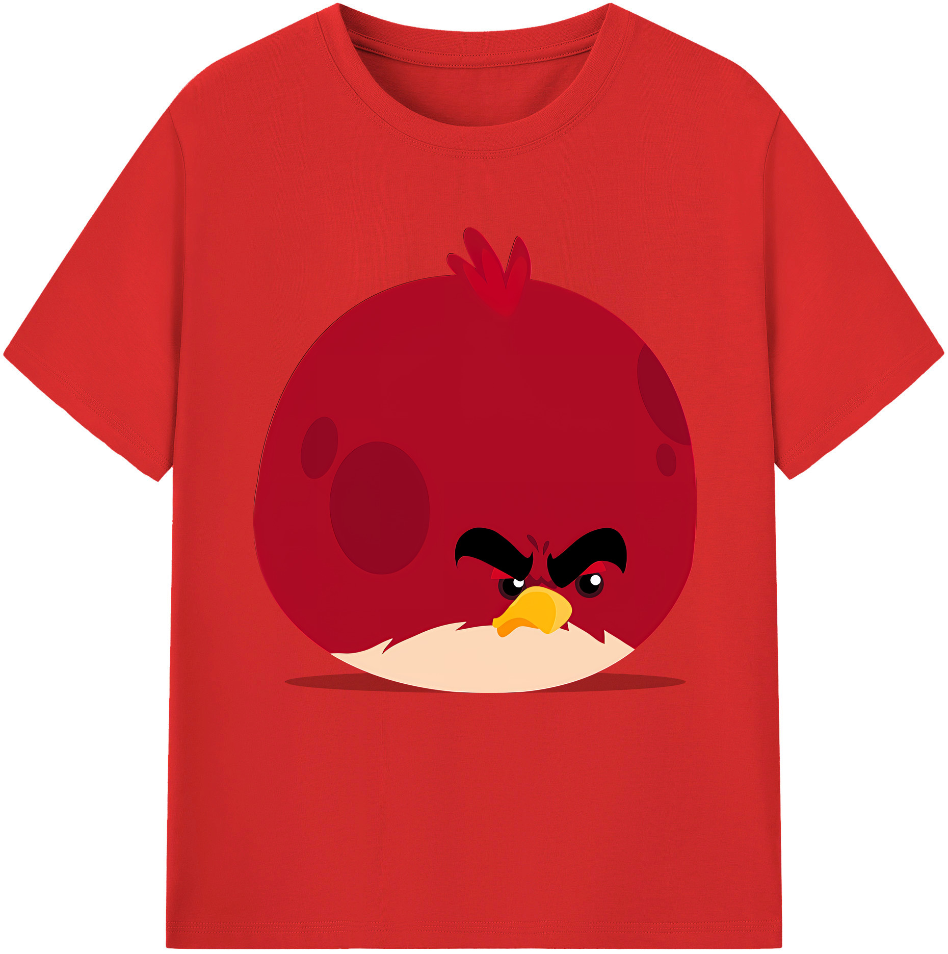 （画像用） Angry Birds アングリーバード レディースカジュアルプリントTシャツ（綿100％）