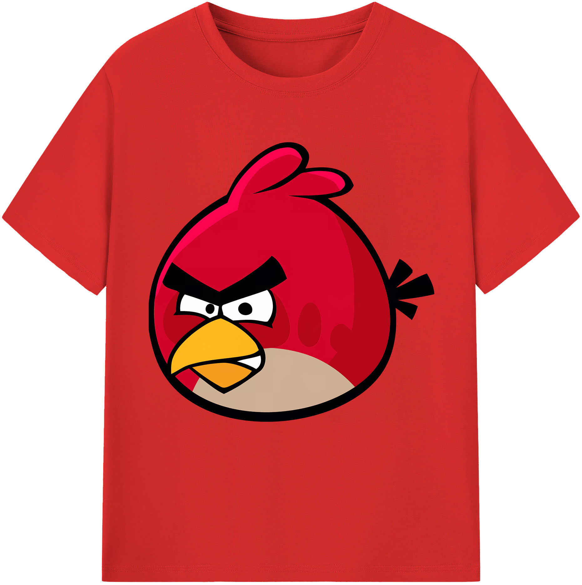 （画像用） Angry Birds アングリーバード レディースカジュアルプリントTシャツ（綿100％）
