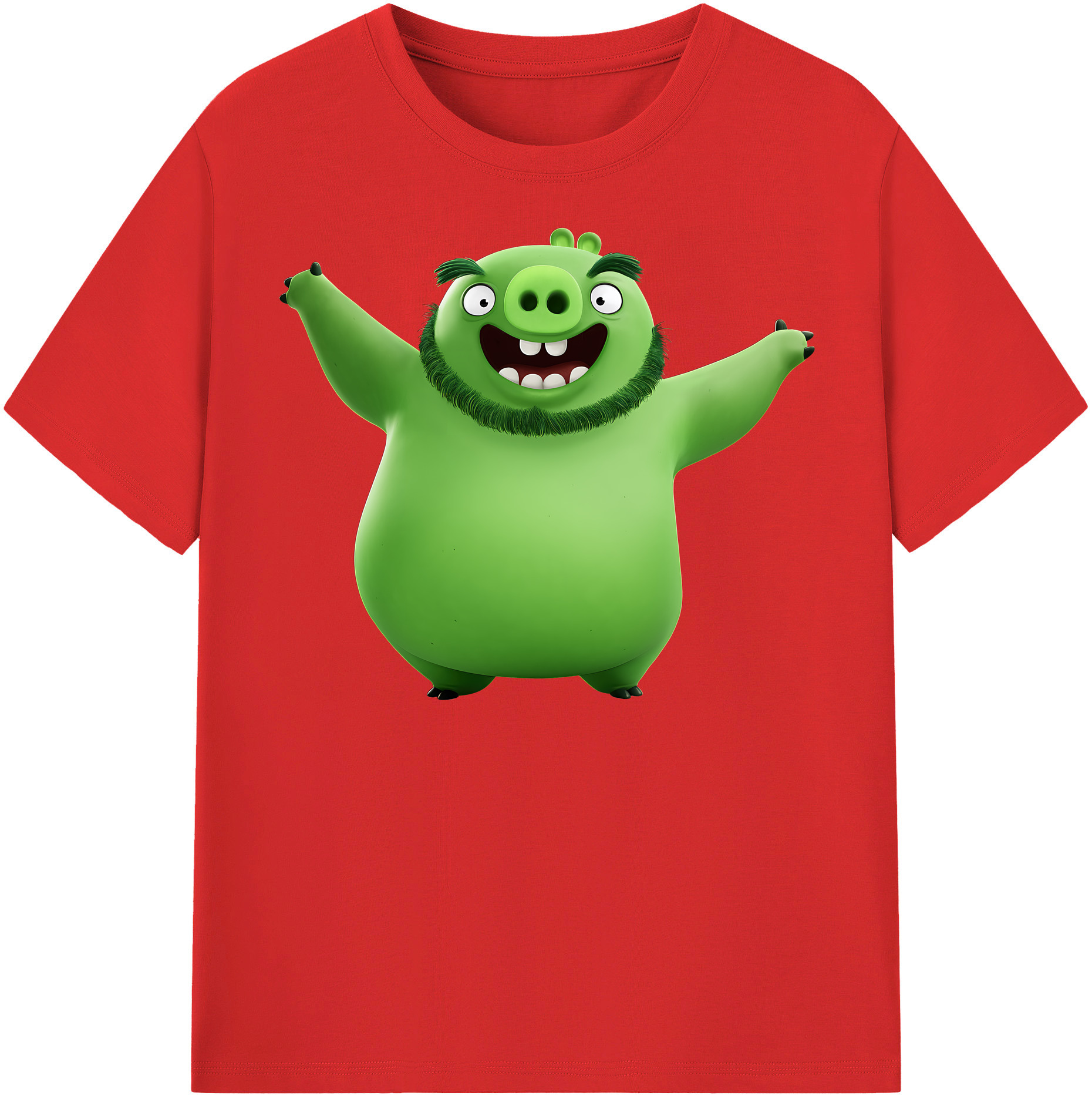 （画像用） Angry Birds アングリーバード レディースカジュアルプリントTシャツ（綿100％）