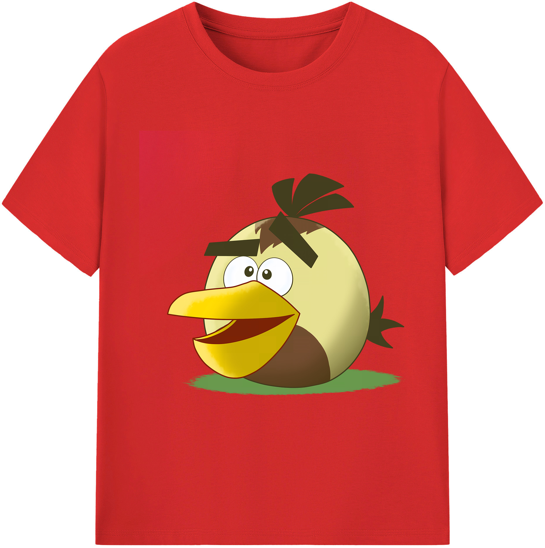 （画像用） Angry Birds アングリーバード レディースカジュアルプリントTシャツ（綿100％）