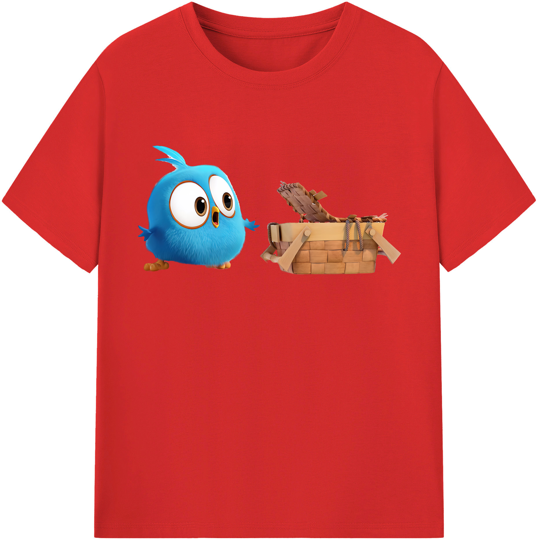（画像用） Angry Birds アングリーバード レディースカジュアルプリントTシャツ（綿100％）