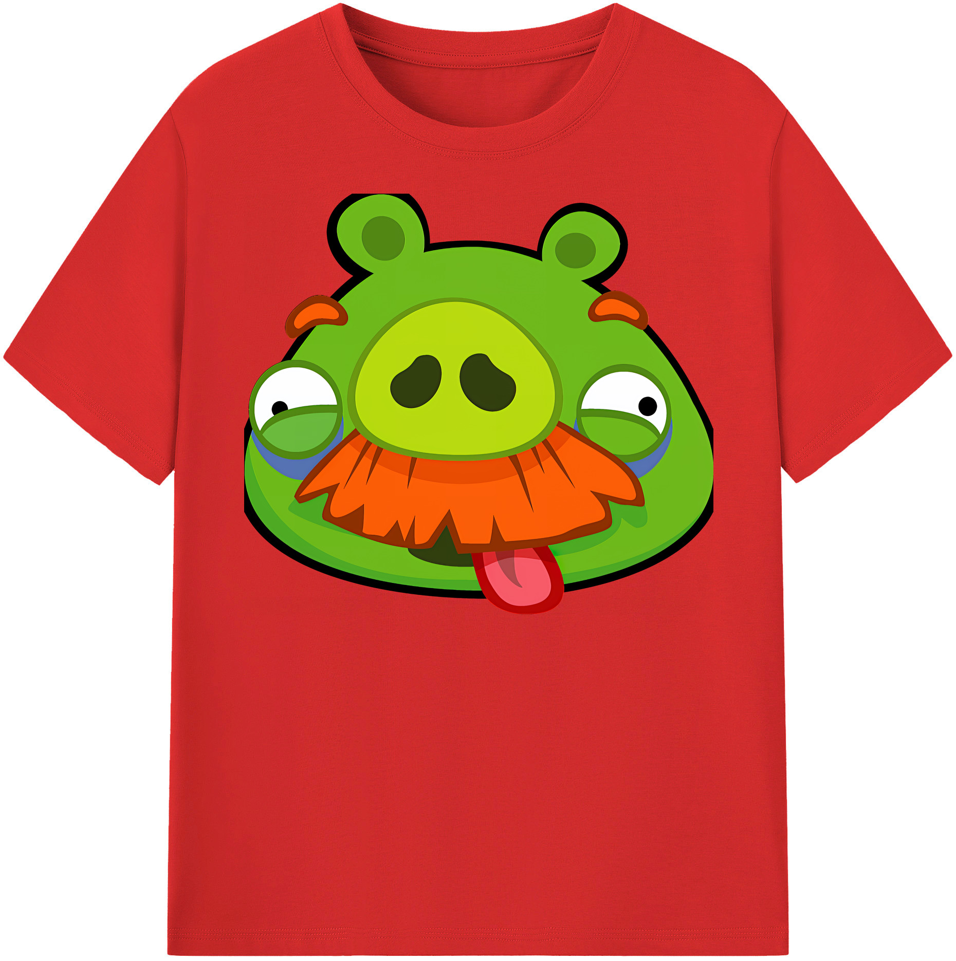 （画像用） Angry Birds アングリーバード レディースカジュアルプリントTシャツ（綿100％）