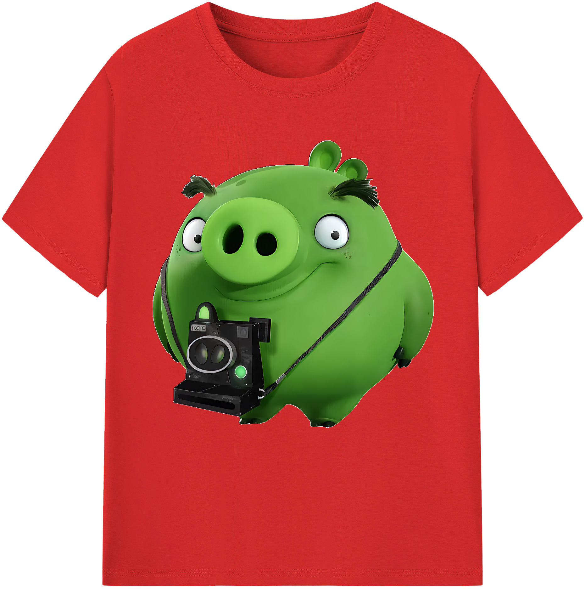 （画像用） Angry Birds アングリーバード レディースカジュアルプリントTシャツ（綿100％）