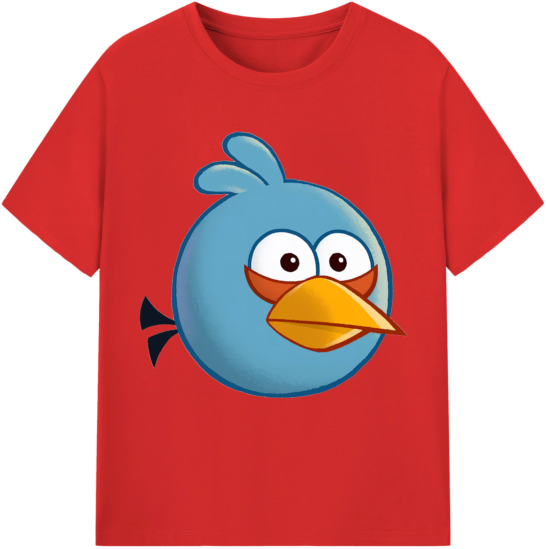 （画像用） Angry Birds アングリーバード レディースカジュアルプリントTシャツ（綿100％）