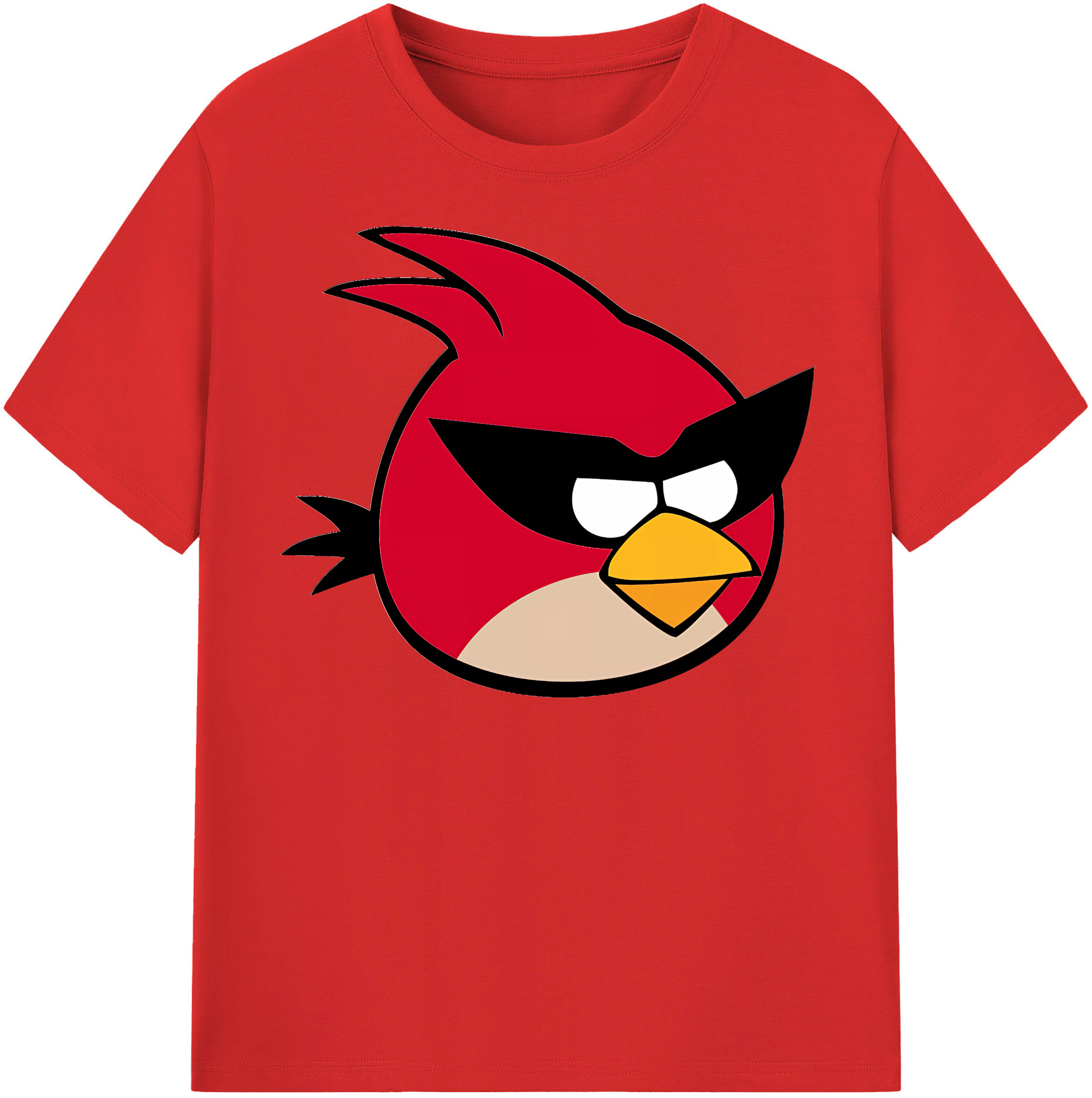 （画像用） Angry Birds アングリーバード レディースカジュアルプリントTシャツ（綿100％）