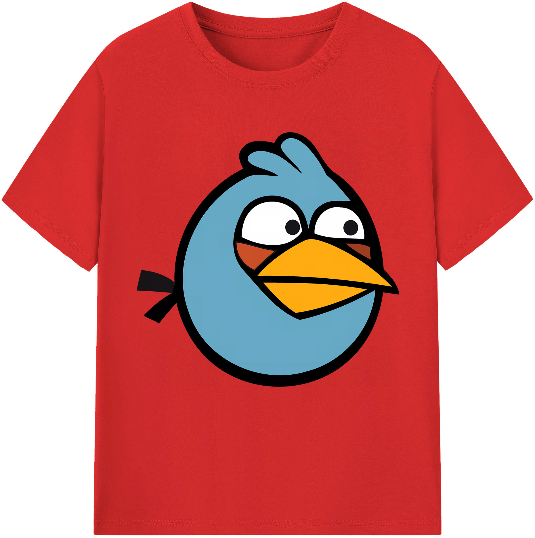 （画像用） Angry Birds アングリーバード レディースカジュアルプリントTシャツ（綿100％）