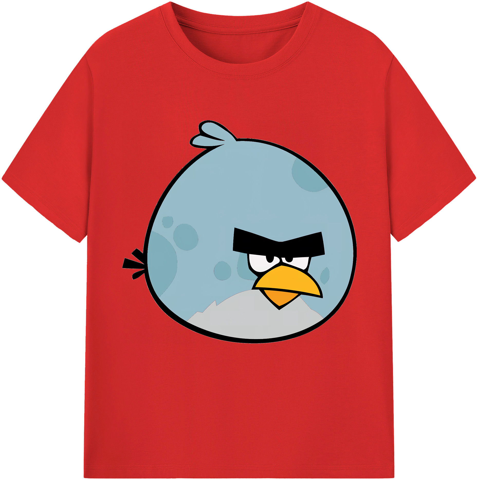 （画像用） Angry Birds アングリーバード レディースカジュアルプリントTシャツ（綿100％）