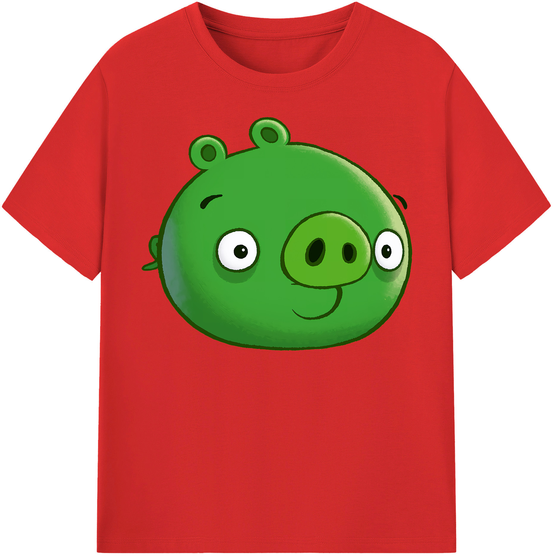（画像用） Angry Birds アングリーバード レディースカジュアルプリントTシャツ（綿100％）