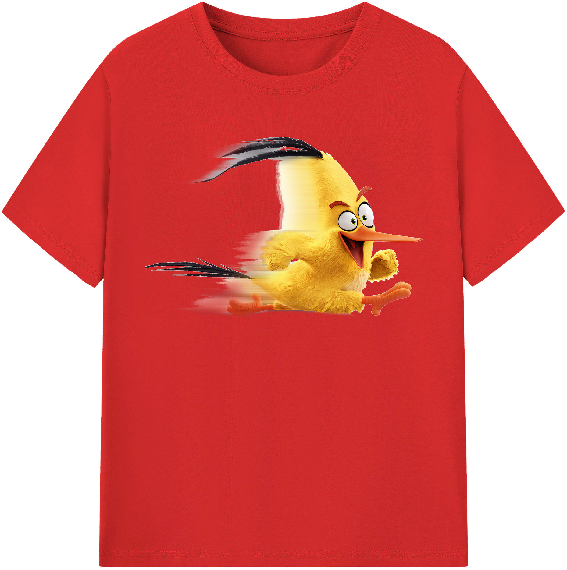 （画像用） Angry Birds アングリーバード レディースカジュアルプリントTシャツ（綿100％）