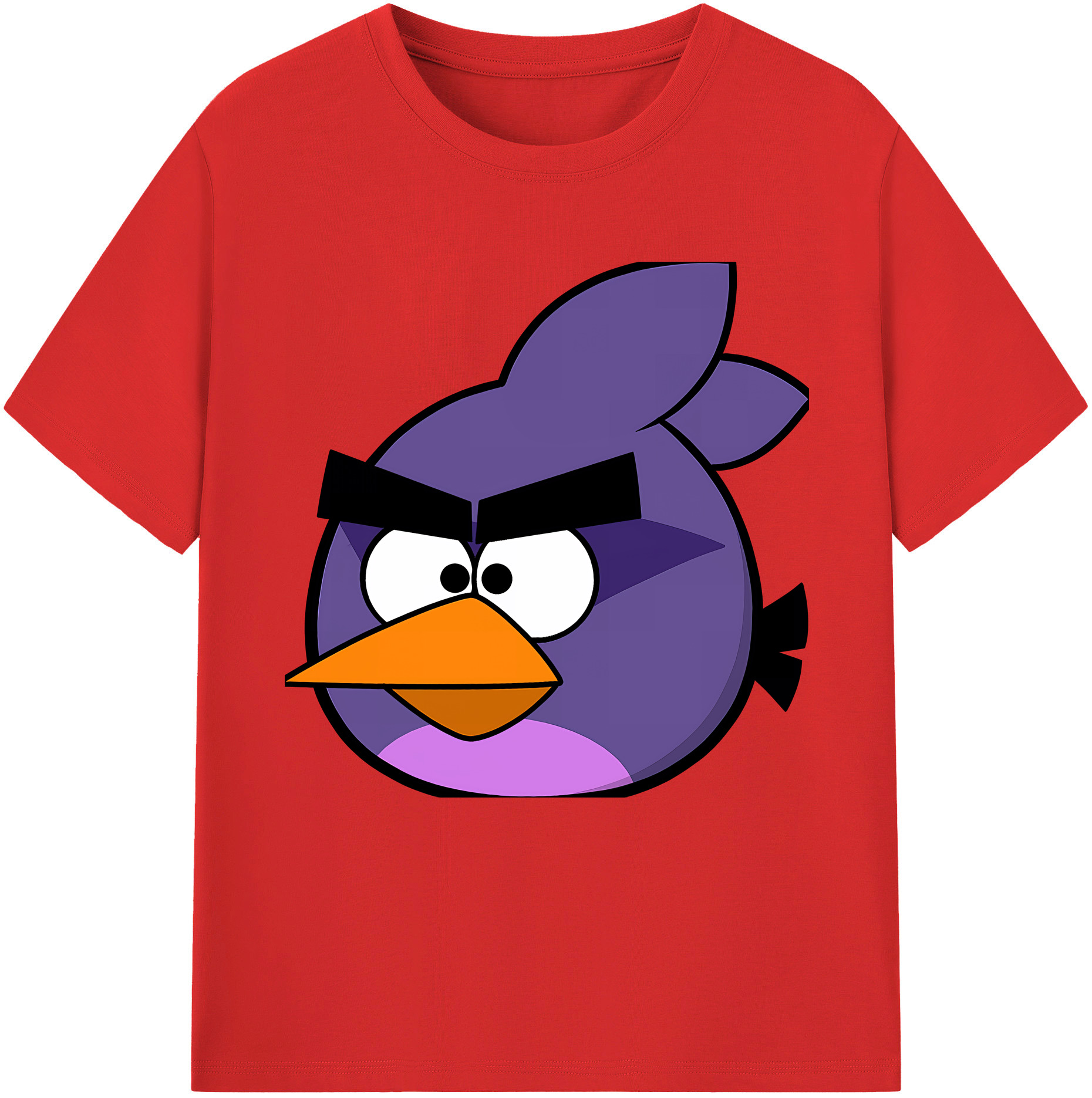 （画像用） Angry Birds アングリーバード レディースカジュアルプリントTシャツ（綿100％）