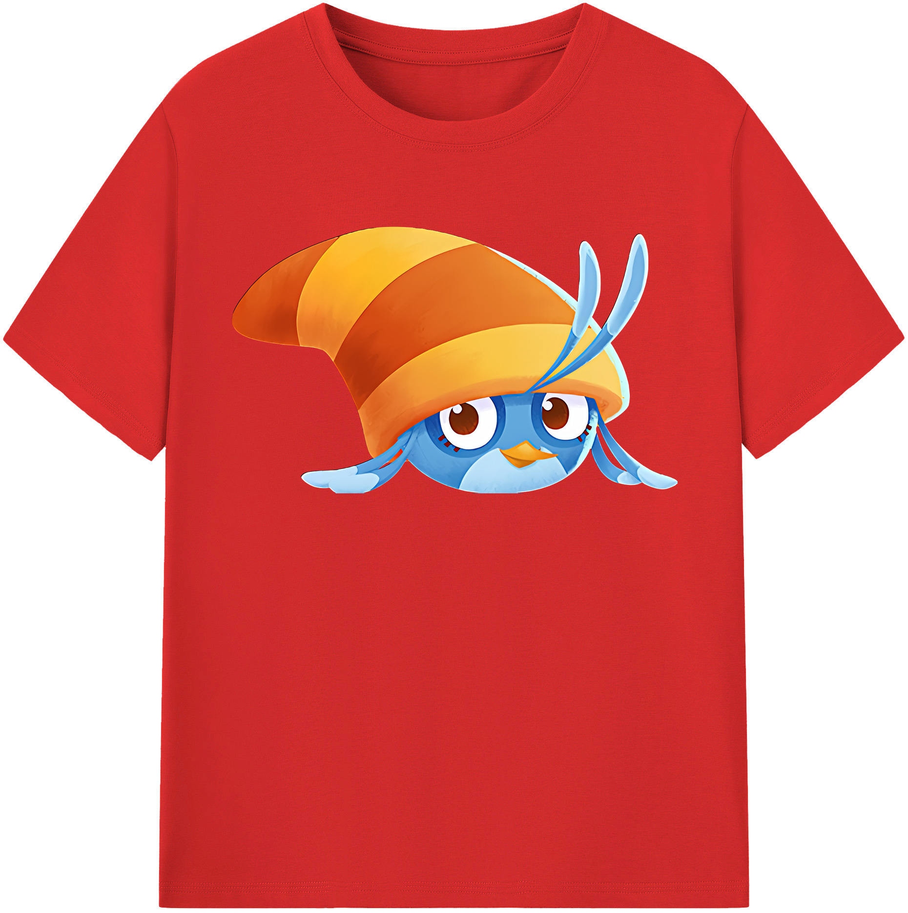 （画像用） Angry Birds アングリーバード レディースカジュアルプリントTシャツ（綿100％）