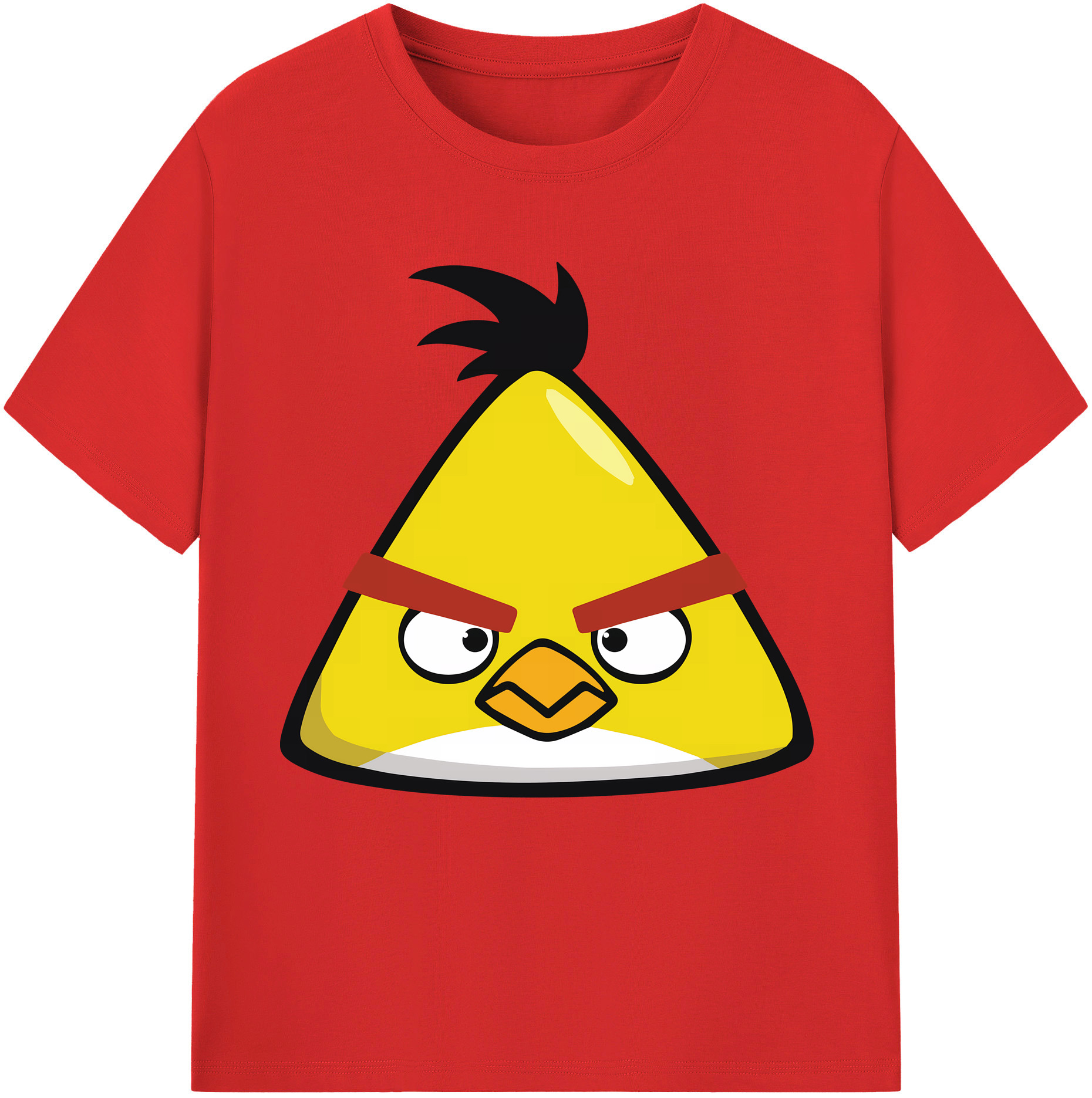 （画像用） Angry Birds アングリーバード レディースカジュアルプリントTシャツ（綿100％）