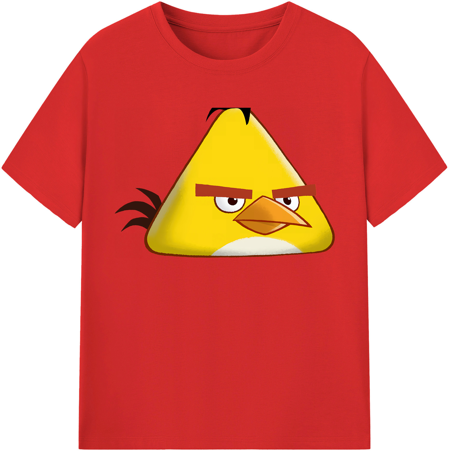 （画像用） Angry Birds アングリーバード レディースカジュアルプリントTシャツ（綿100％）