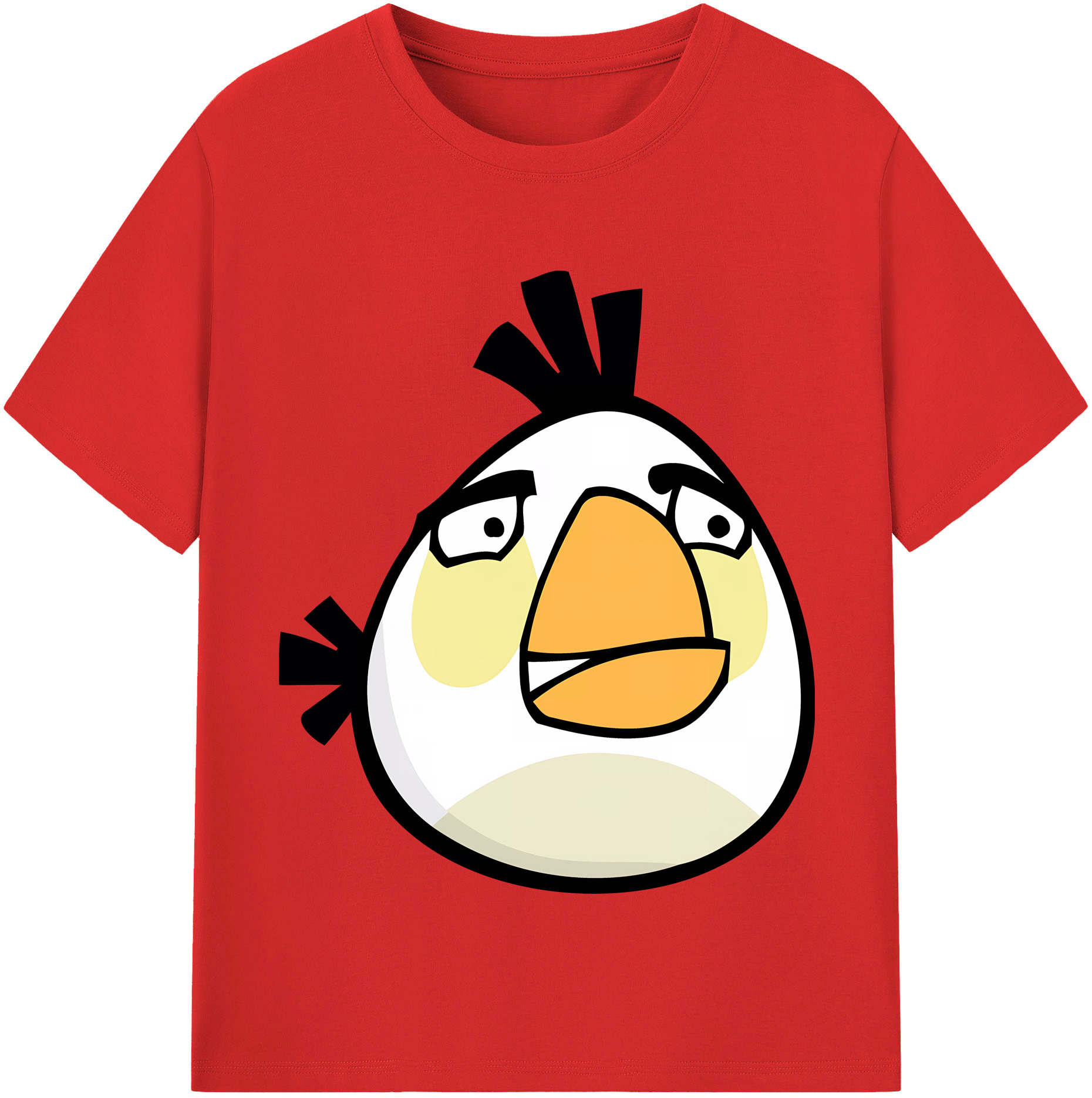 （画像用） Angry Birds アングリーバード レディースカジュアルプリントTシャツ（綿100％）