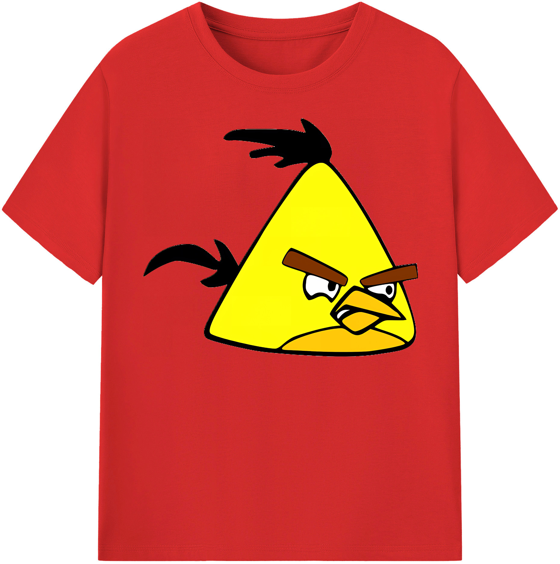 （画像用） Angry Birds アングリーバード レディースカジュアルプリントTシャツ（綿100％）