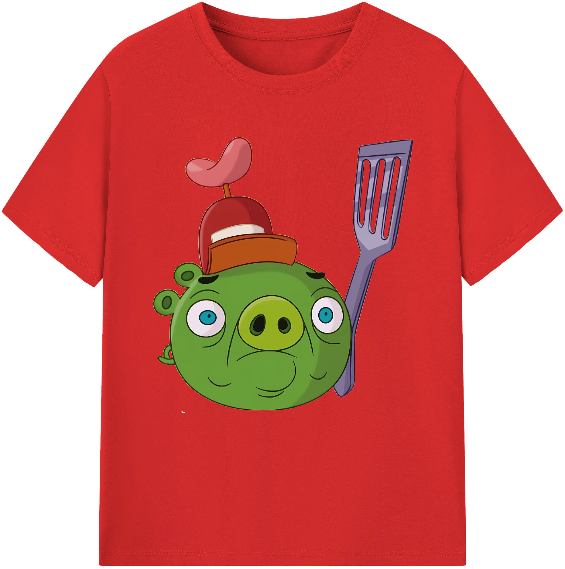 （画像用） Angry Birds アングリーバード レディースカジュアルプリントTシャツ（綿100％）