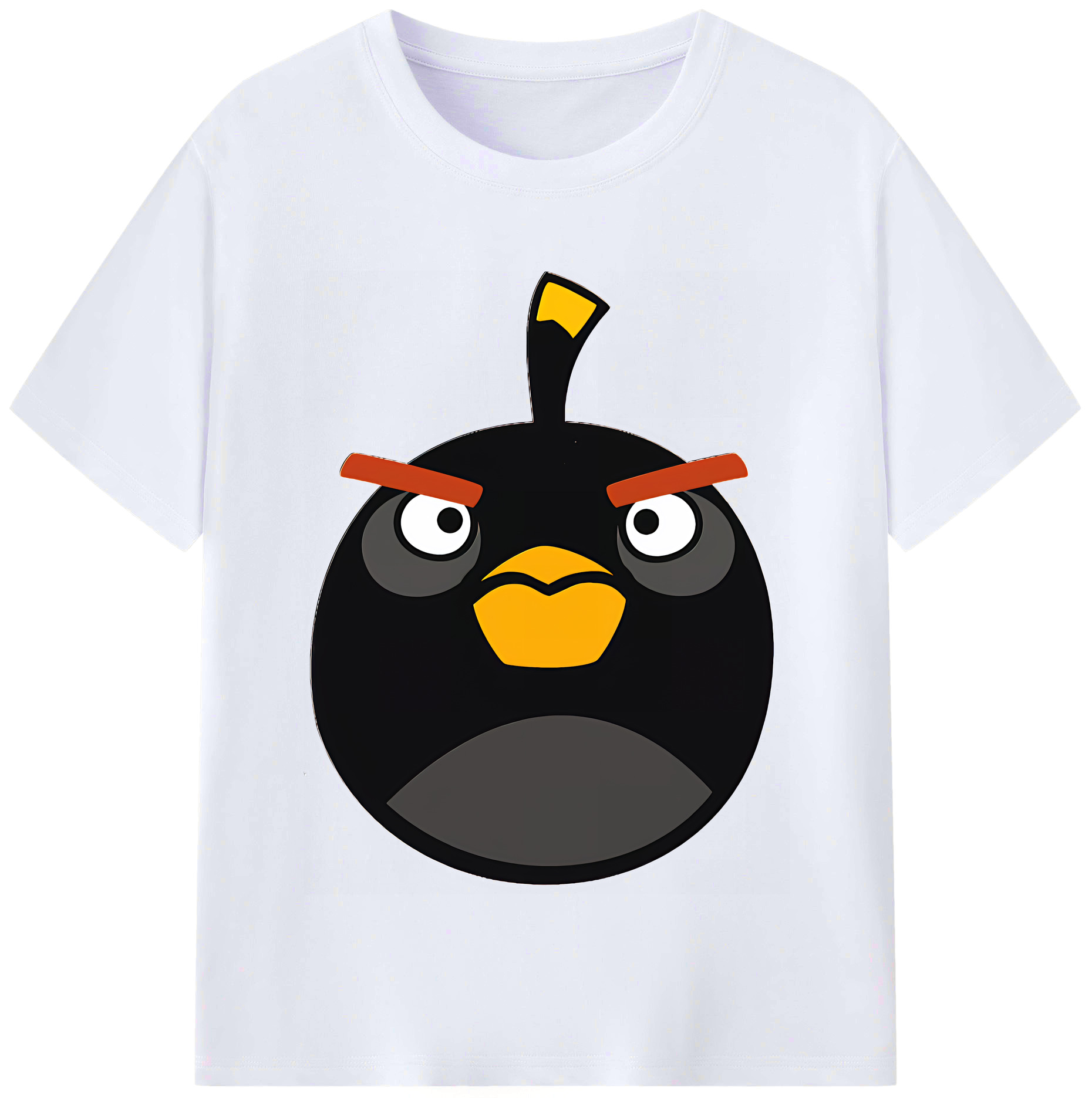 （画像用） Angry Birds アングリーバード レディースカジュアルプリントTシャツ（綿100％）