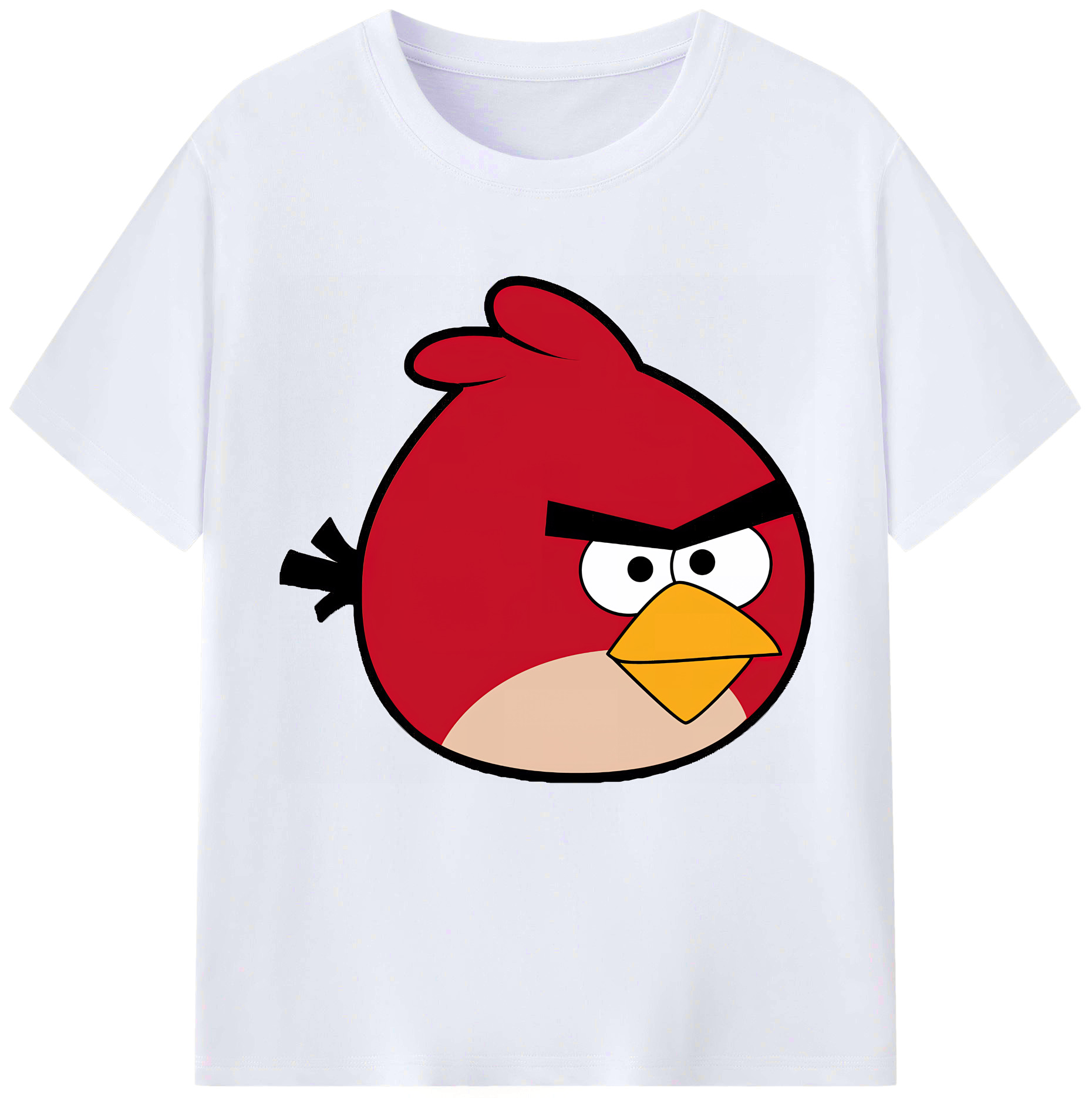 （画像用） Angry Birds アングリーバード レディースカジュアルプリントTシャツ（綿100％）