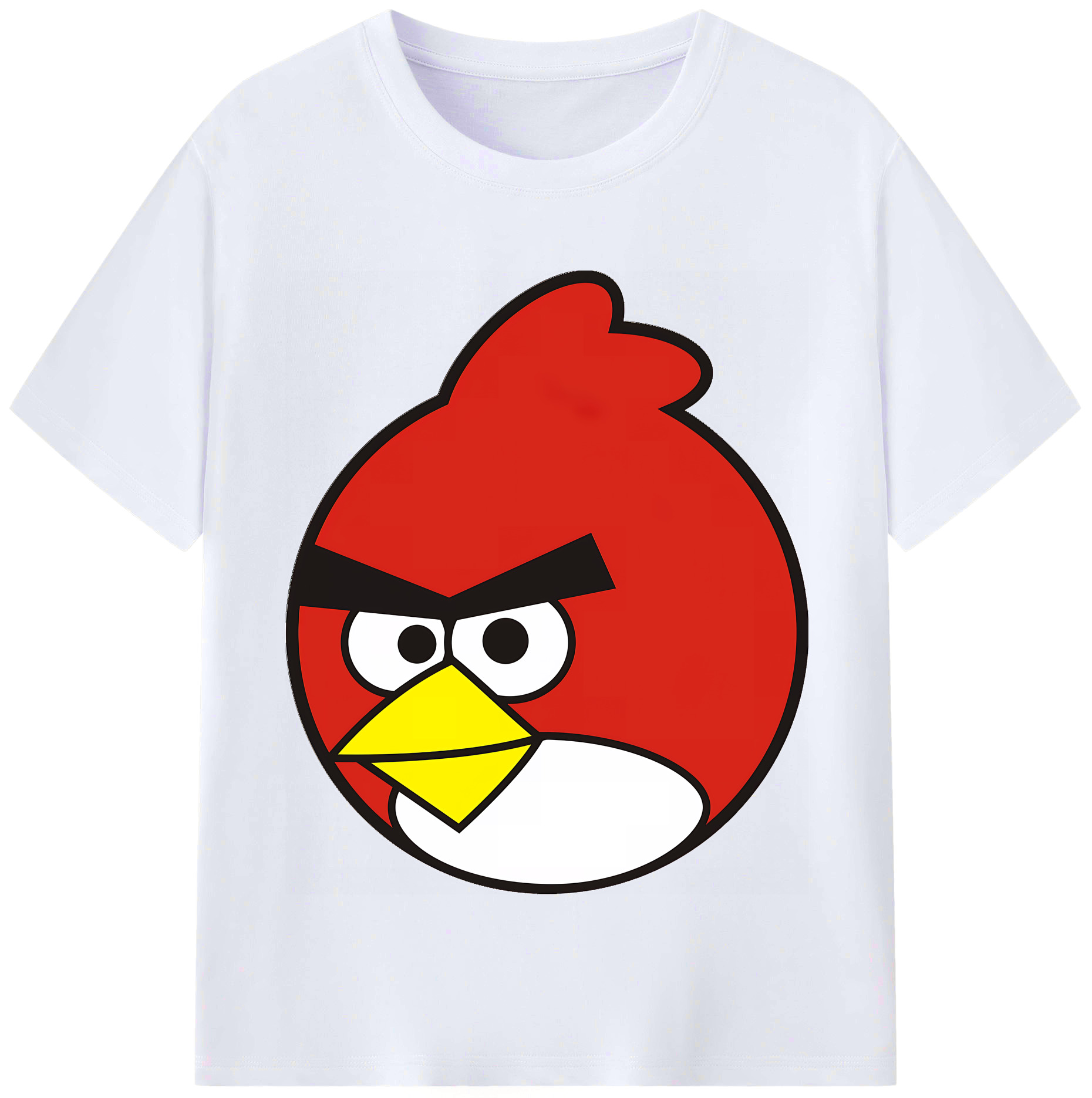 （画像用） Angry Birds アングリーバード レディースカジュアルプリントTシャツ（綿100％）